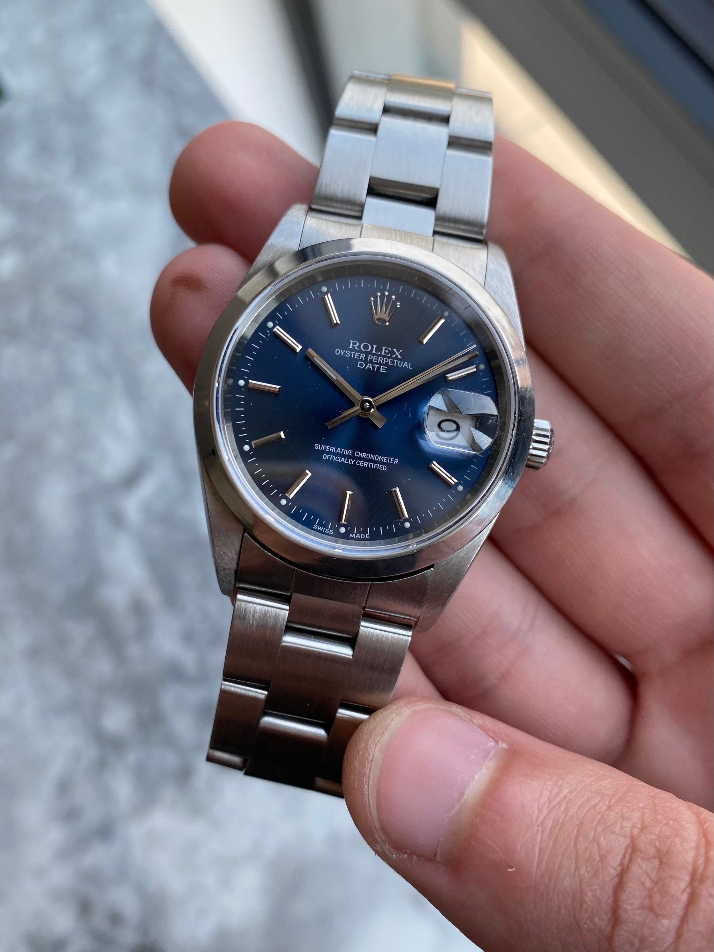 Rolex OP 15200 - Blue Dial