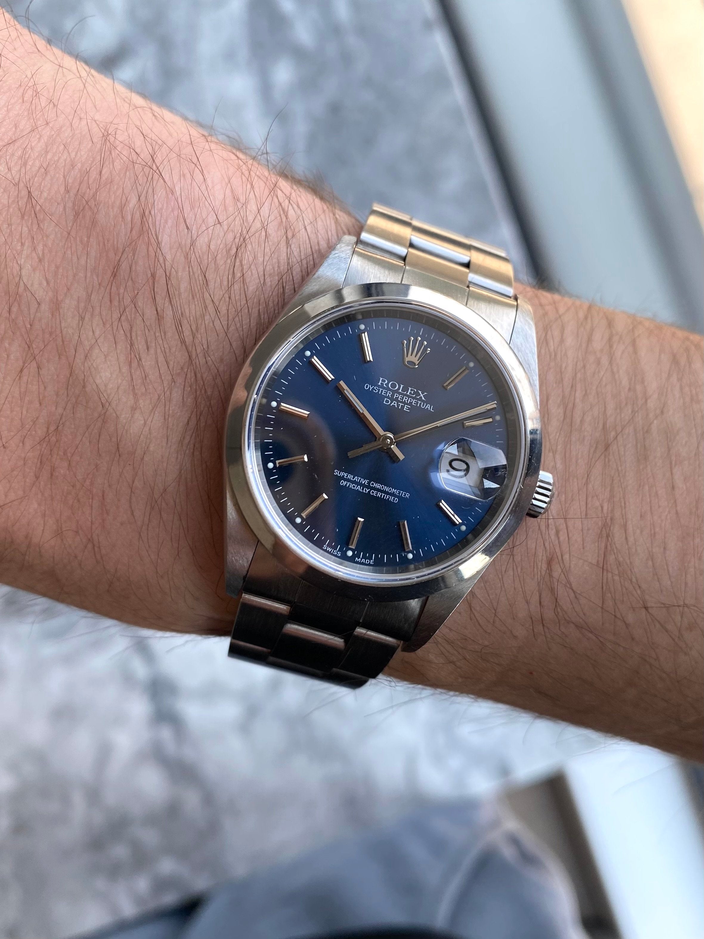 Rolex OP 15200 - Blue Dial