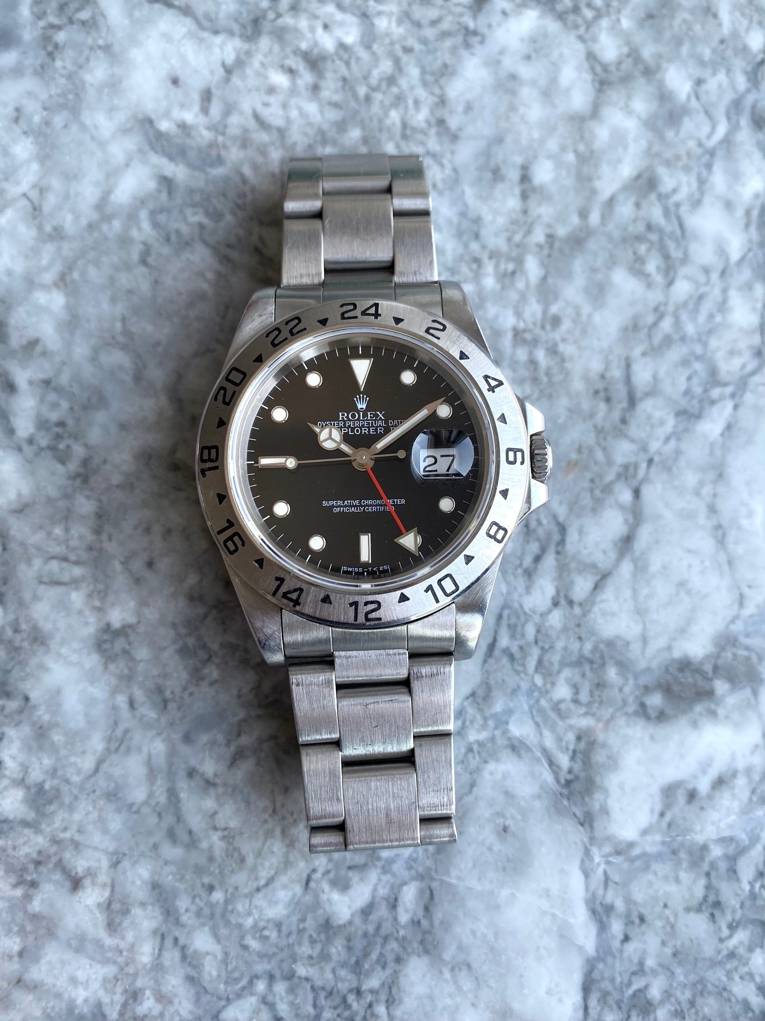 Rolex Explorer 16570 - Black Dial.