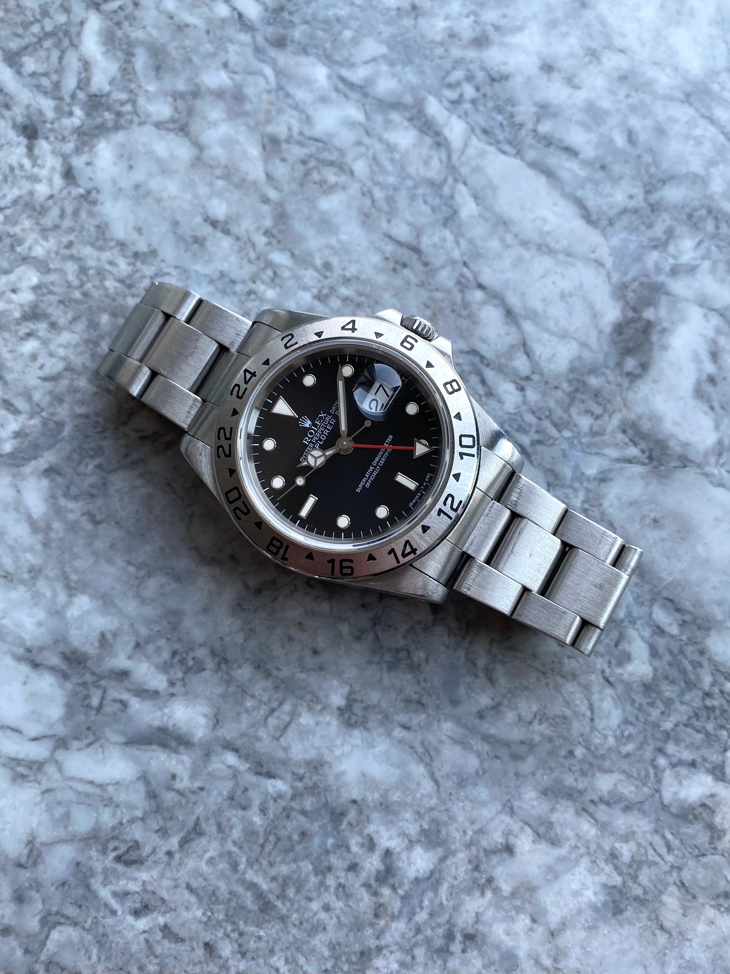 Rolex Explorer 16570 - Black Dial.