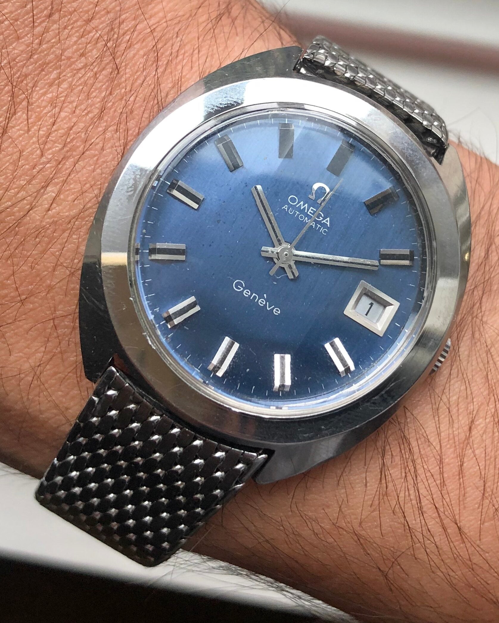 Omega Geneve — Mesh Bracelet