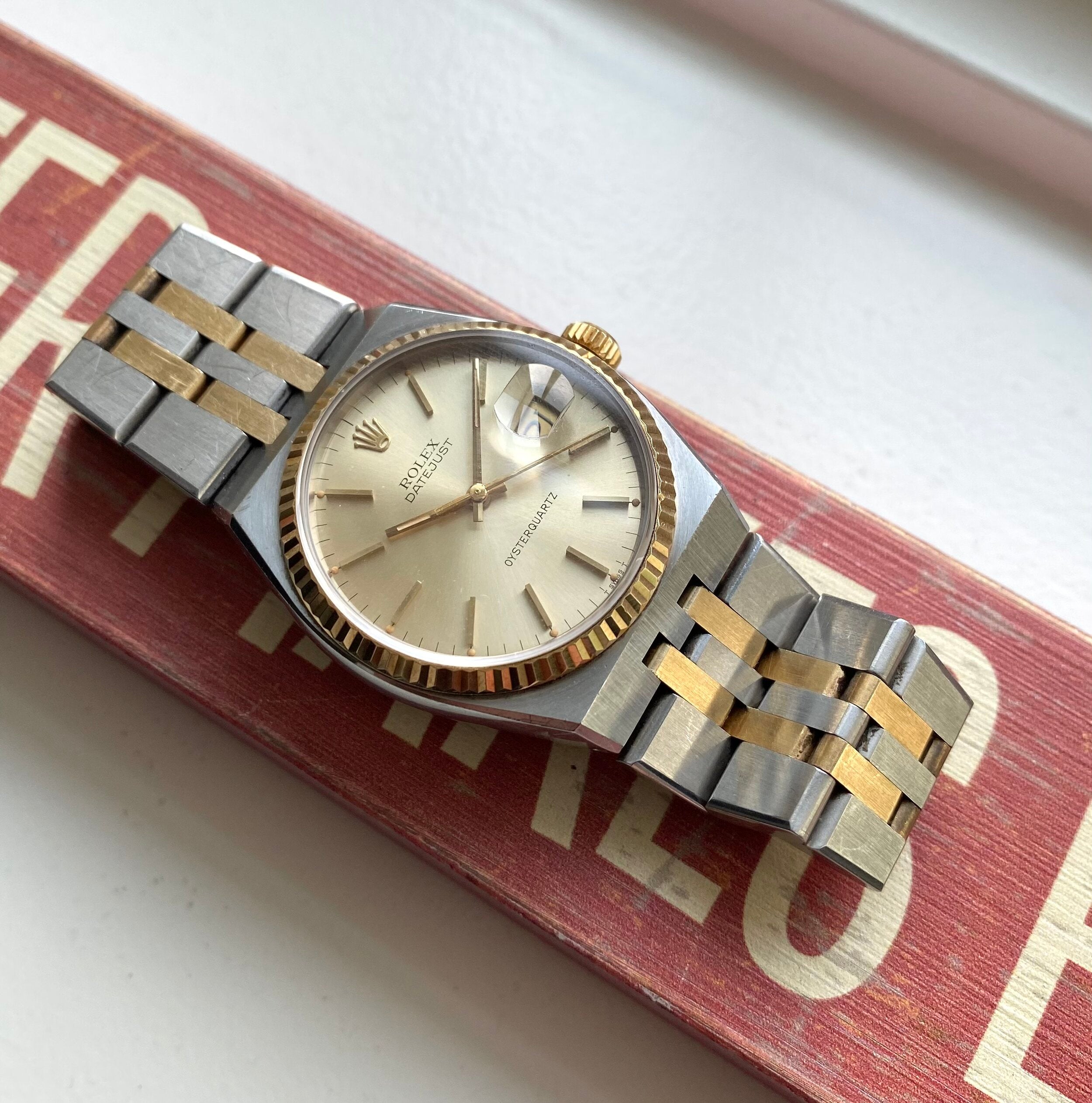 Rolex Datejust Oysterquartz ref. 17013 — Two-tone