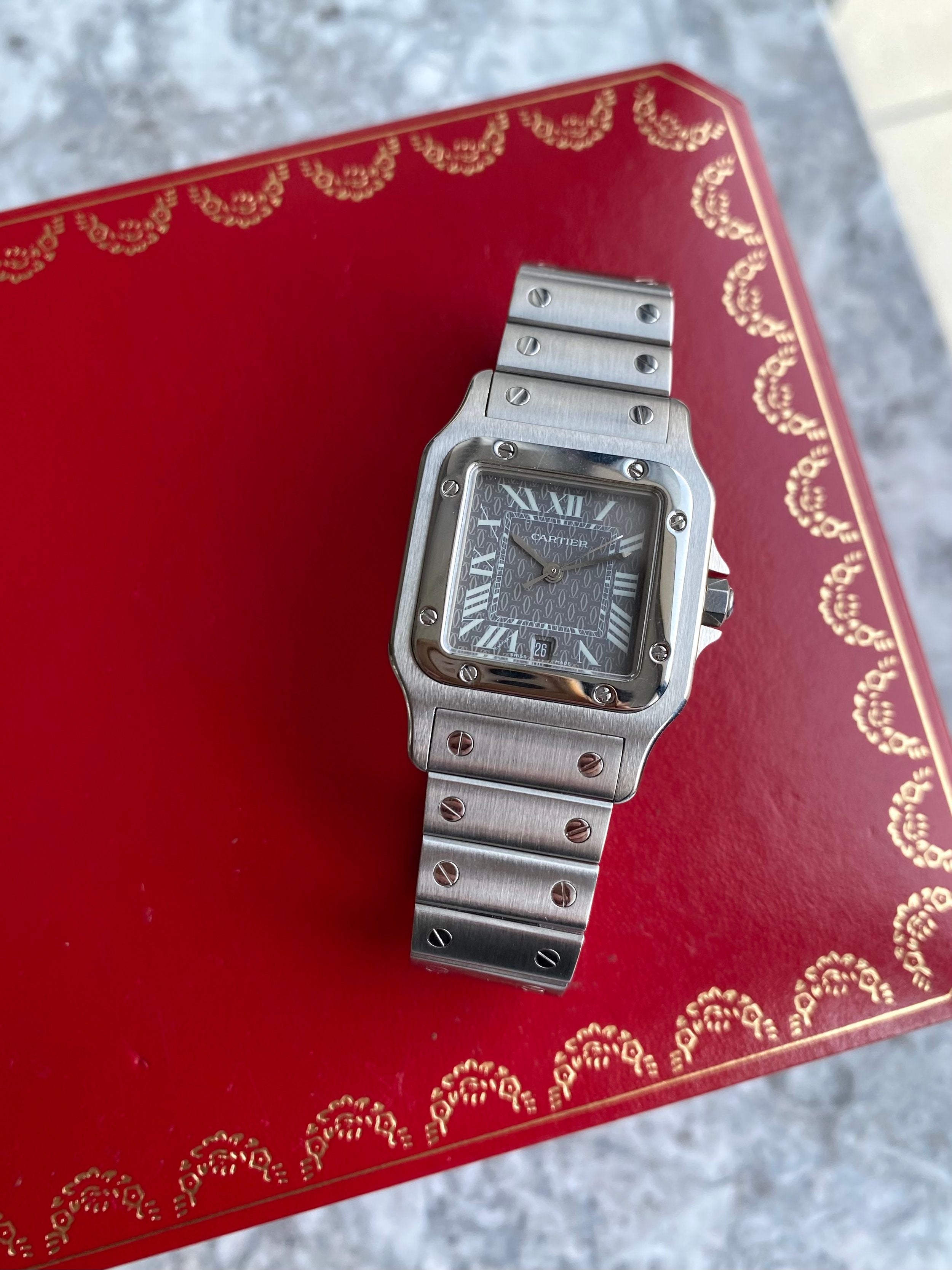 Cartier Santos 1564 - “Cartier” Dial Box and Papers.