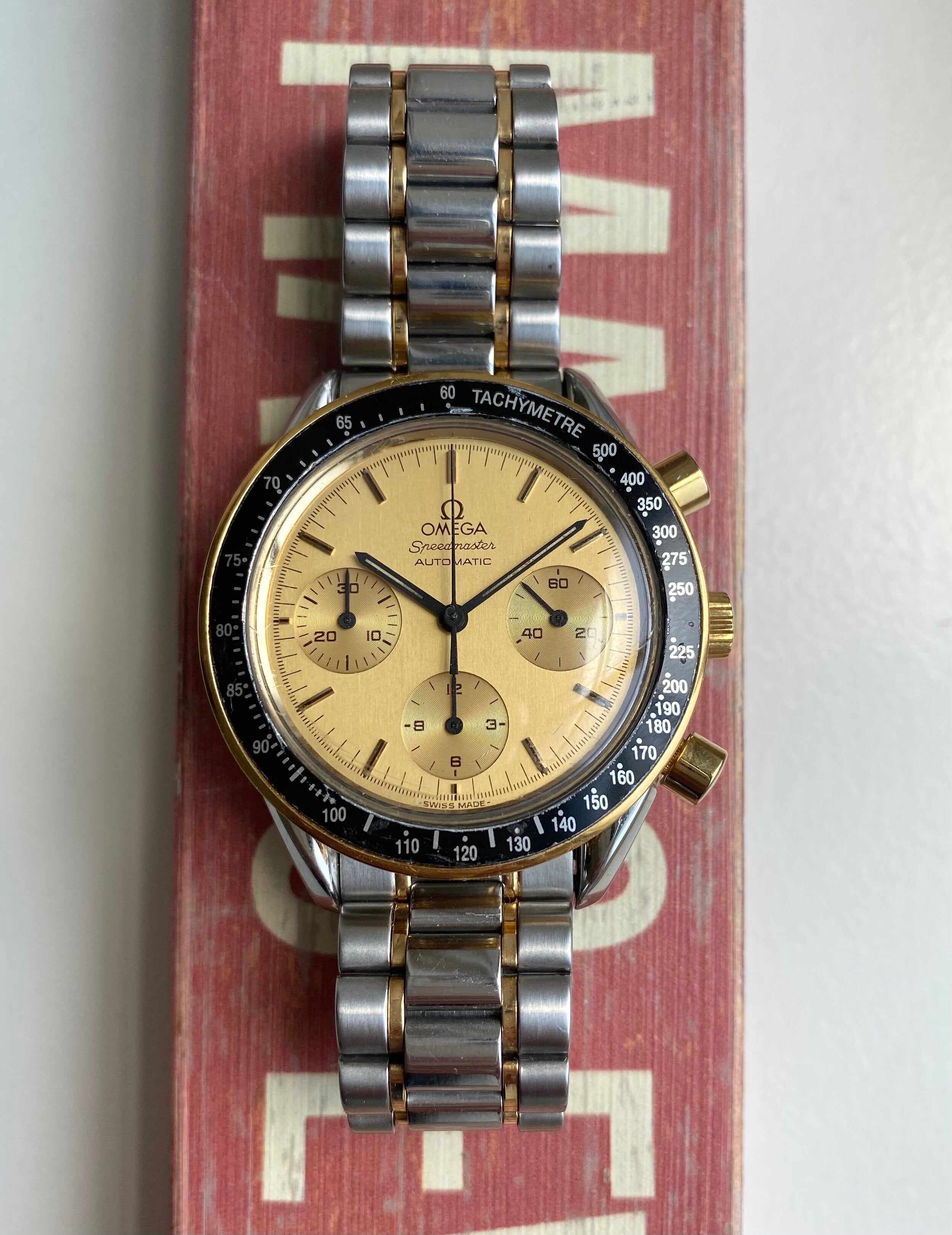 Omega Speedmaster Reduced — Two-tone