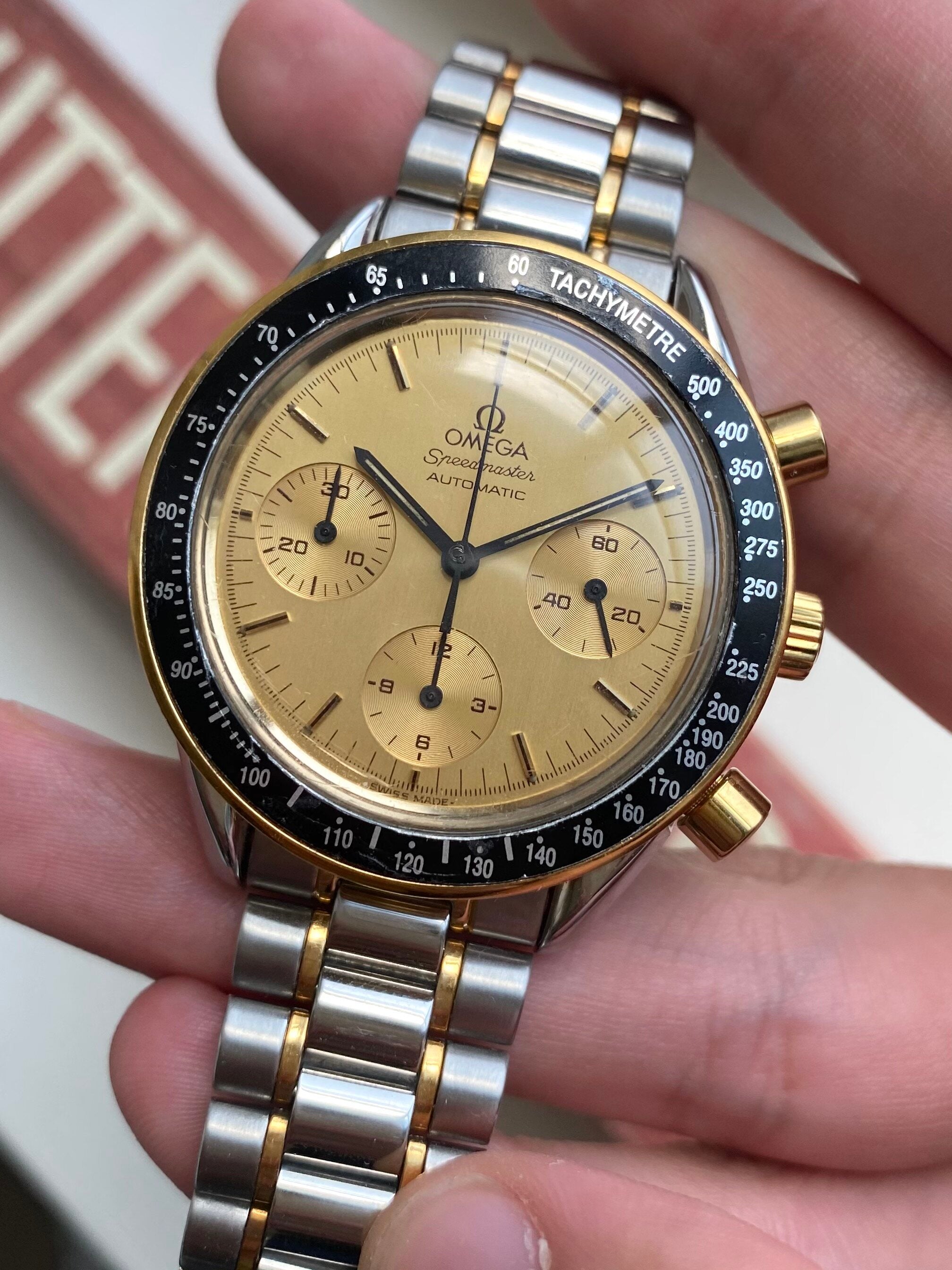 Omega Speedmaster Reduced — Two-tone