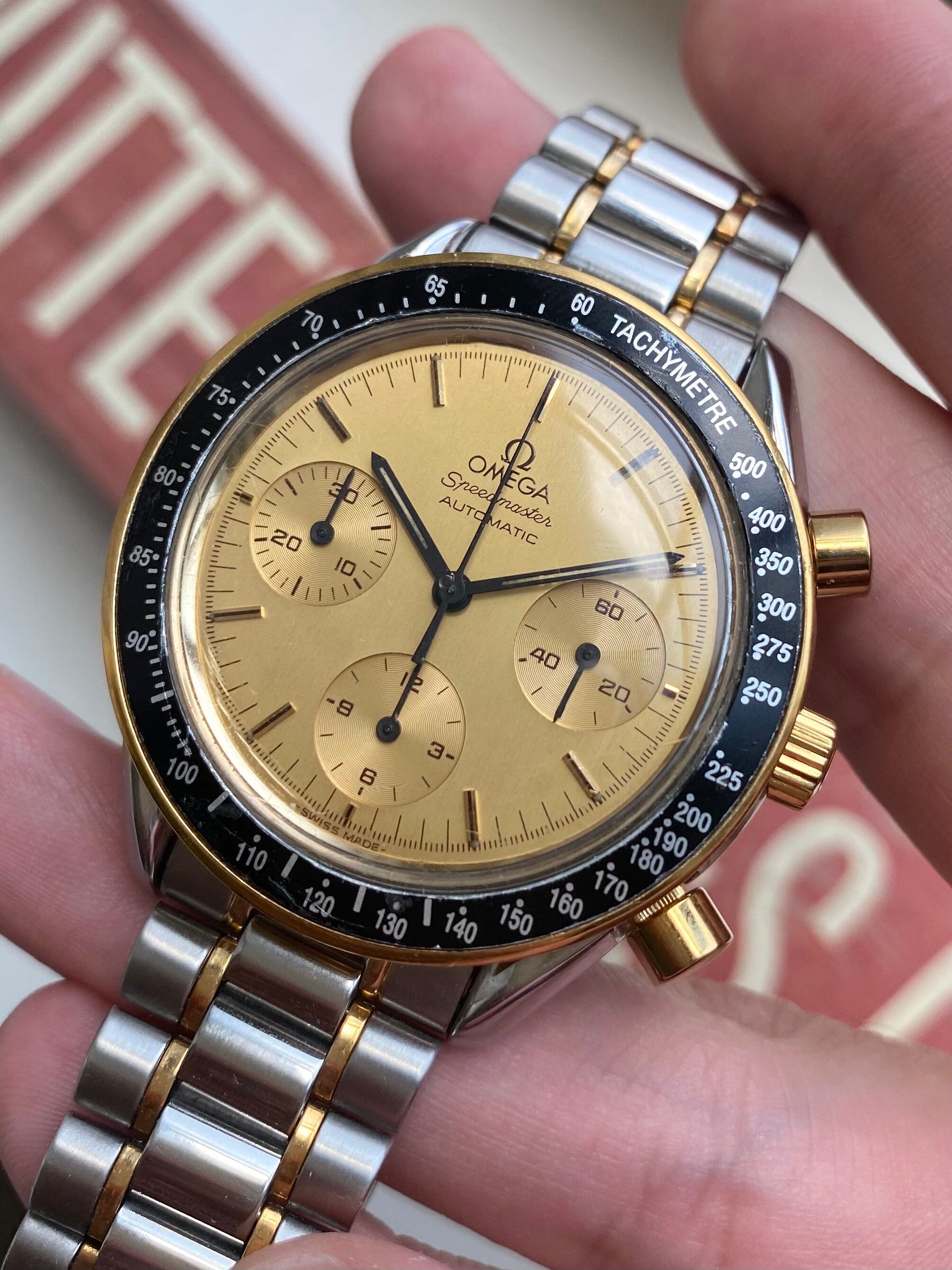 Omega Speedmaster Reduced — Two-tone