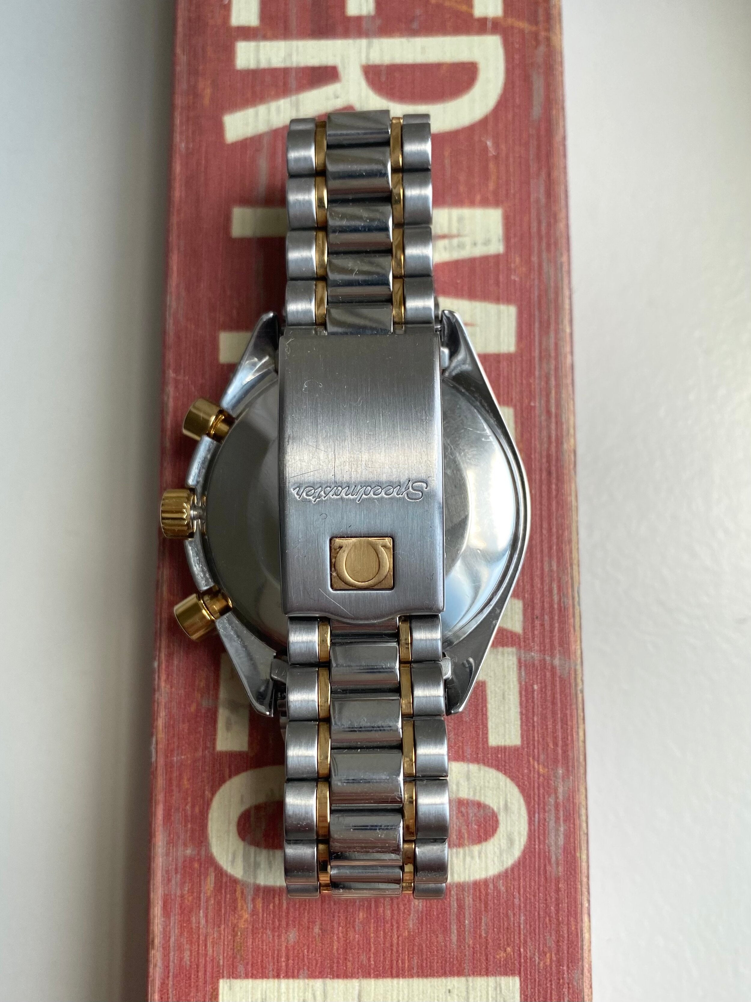 Omega Speedmaster Reduced — Two-tone