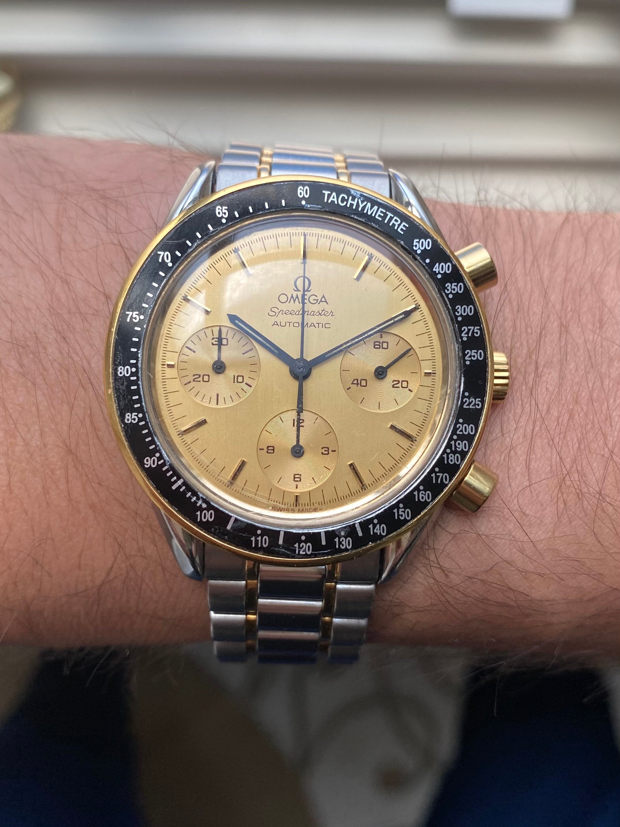 Omega Speedmaster Reduced — Two-tone