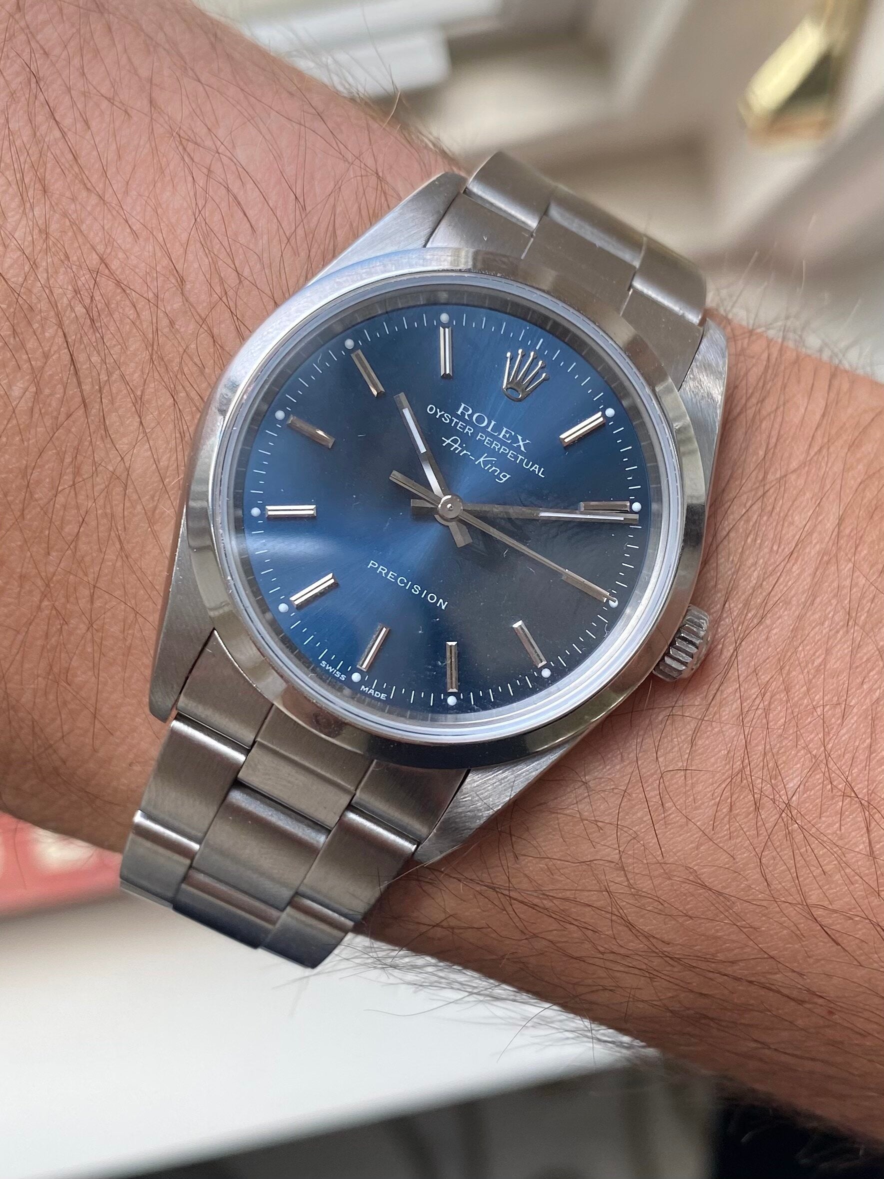 Rolex Air King ref. 14000 — with Papers