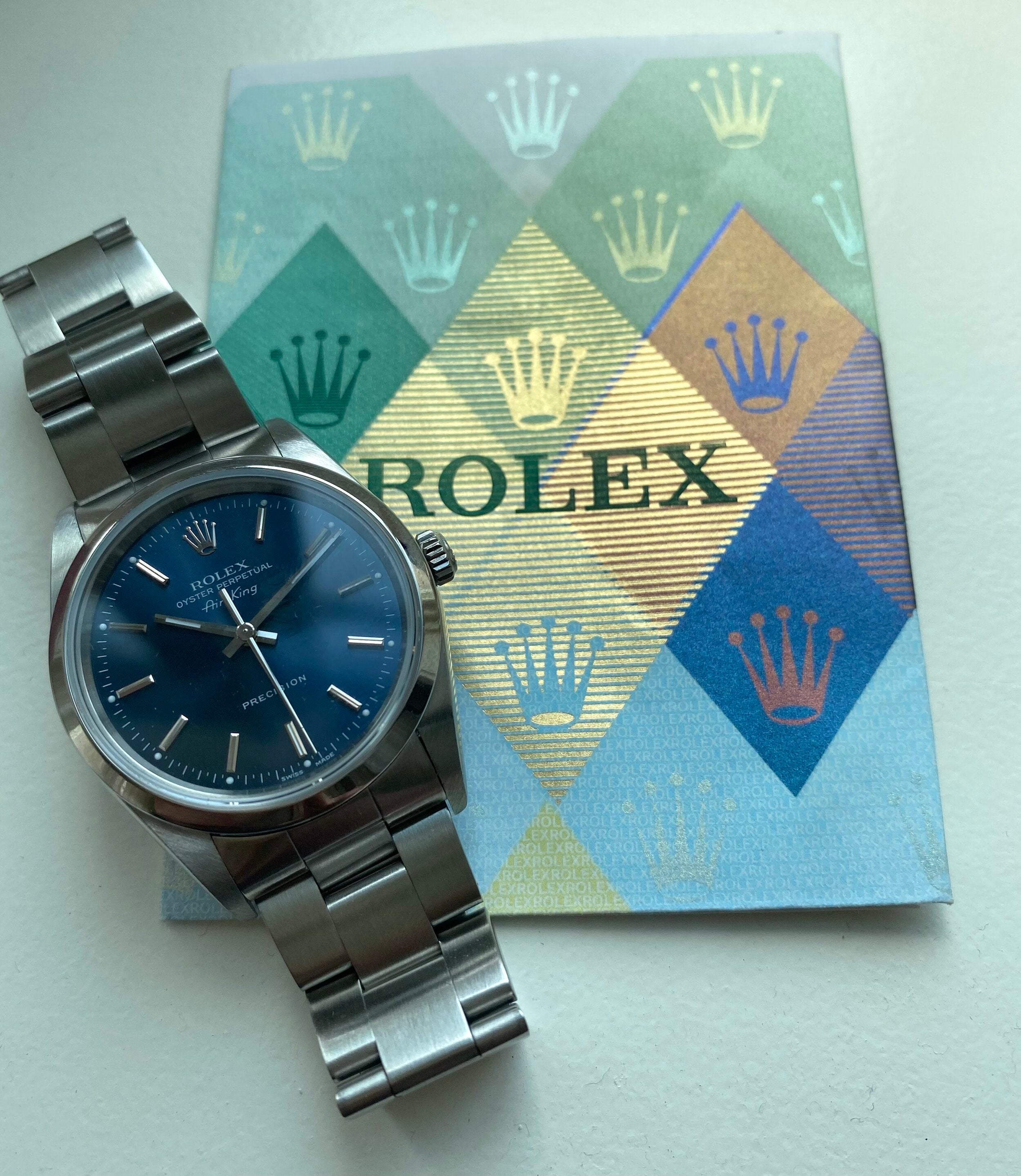 Rolex Air King ref. 14000 — with Papers