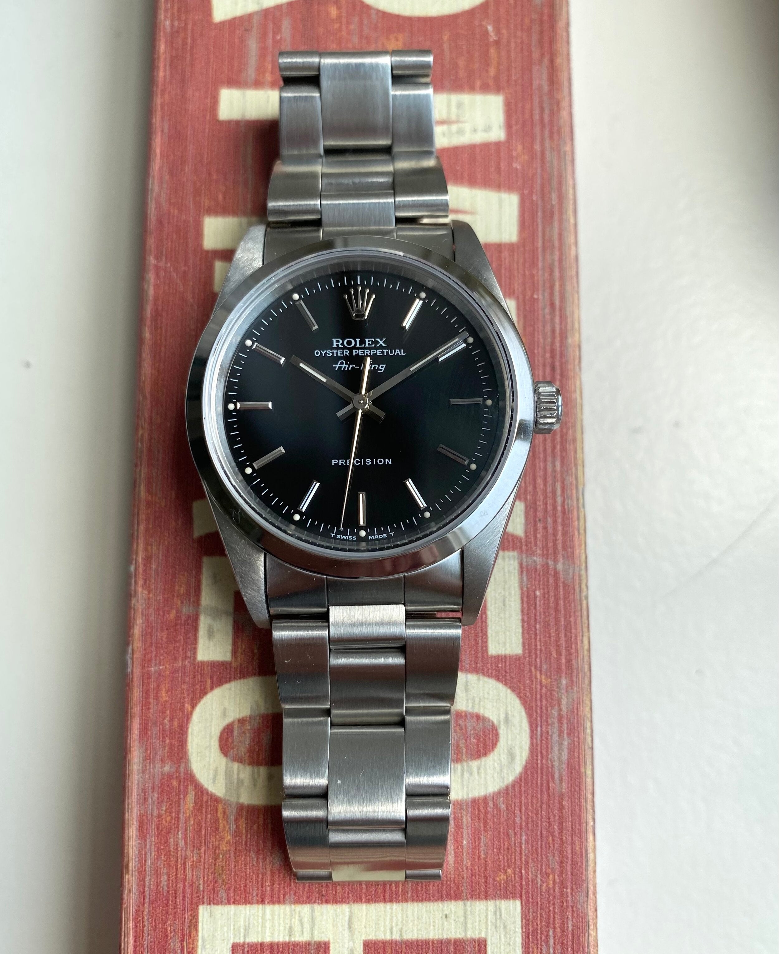 Rolex Air King ref. 14000 — Box and Accessories