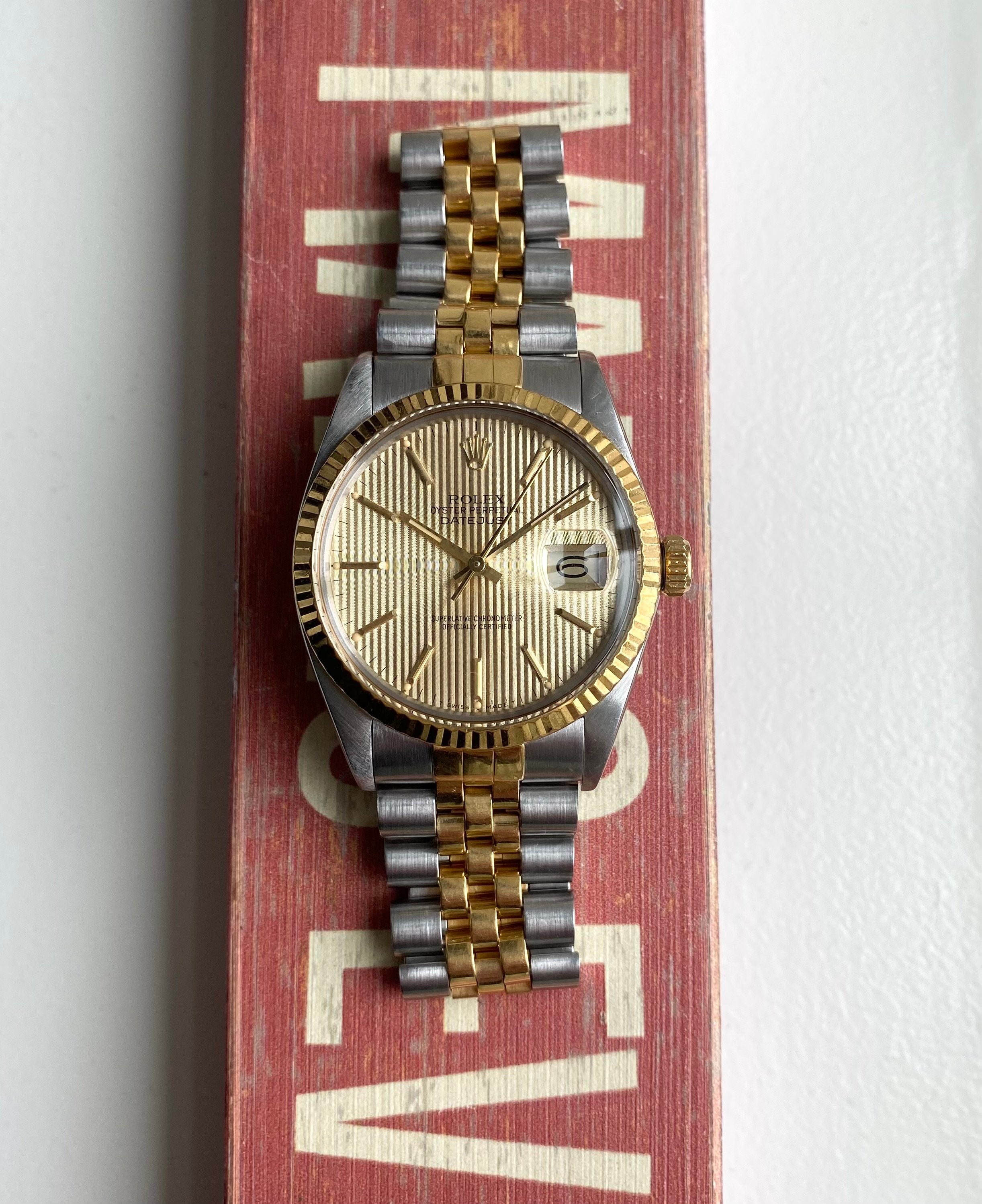 Rolex Datejust ref. 16013 — Tapestry Dial