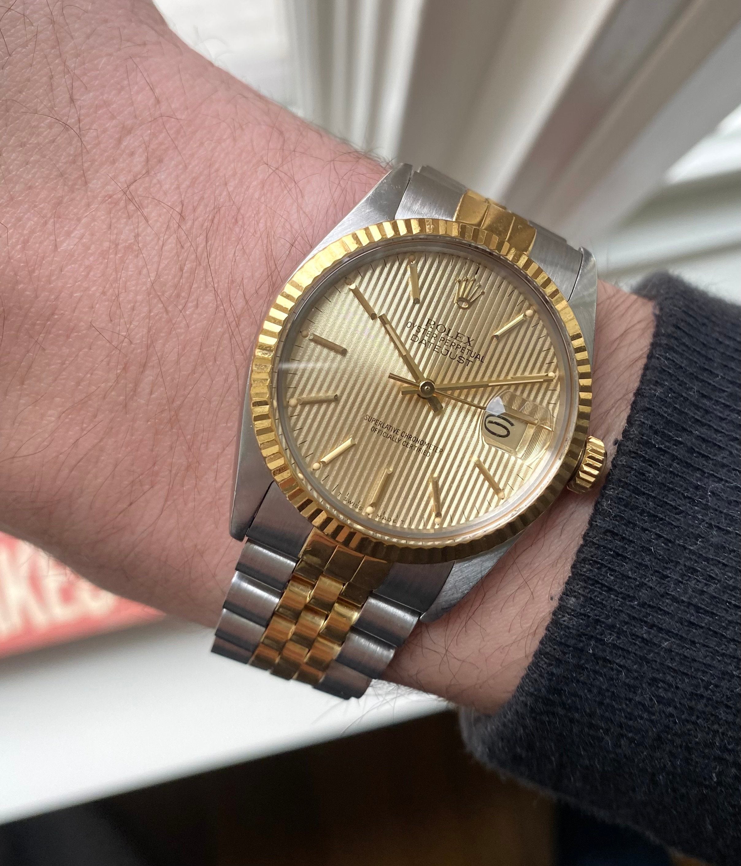 Rolex Datejust ref. 16013 — Tapestry Dial