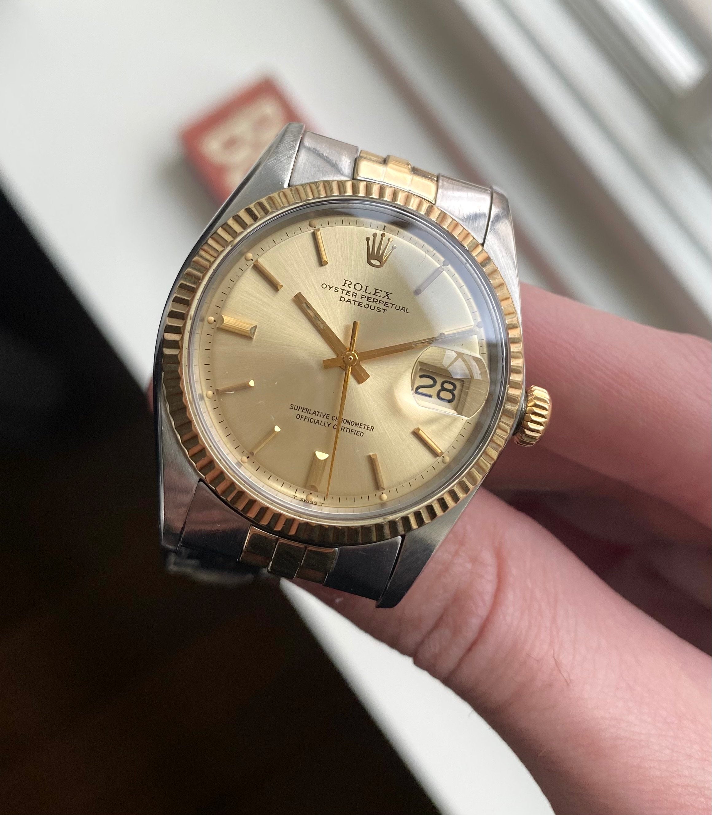 Rolex Datejust ref. 1601 — Two-tone