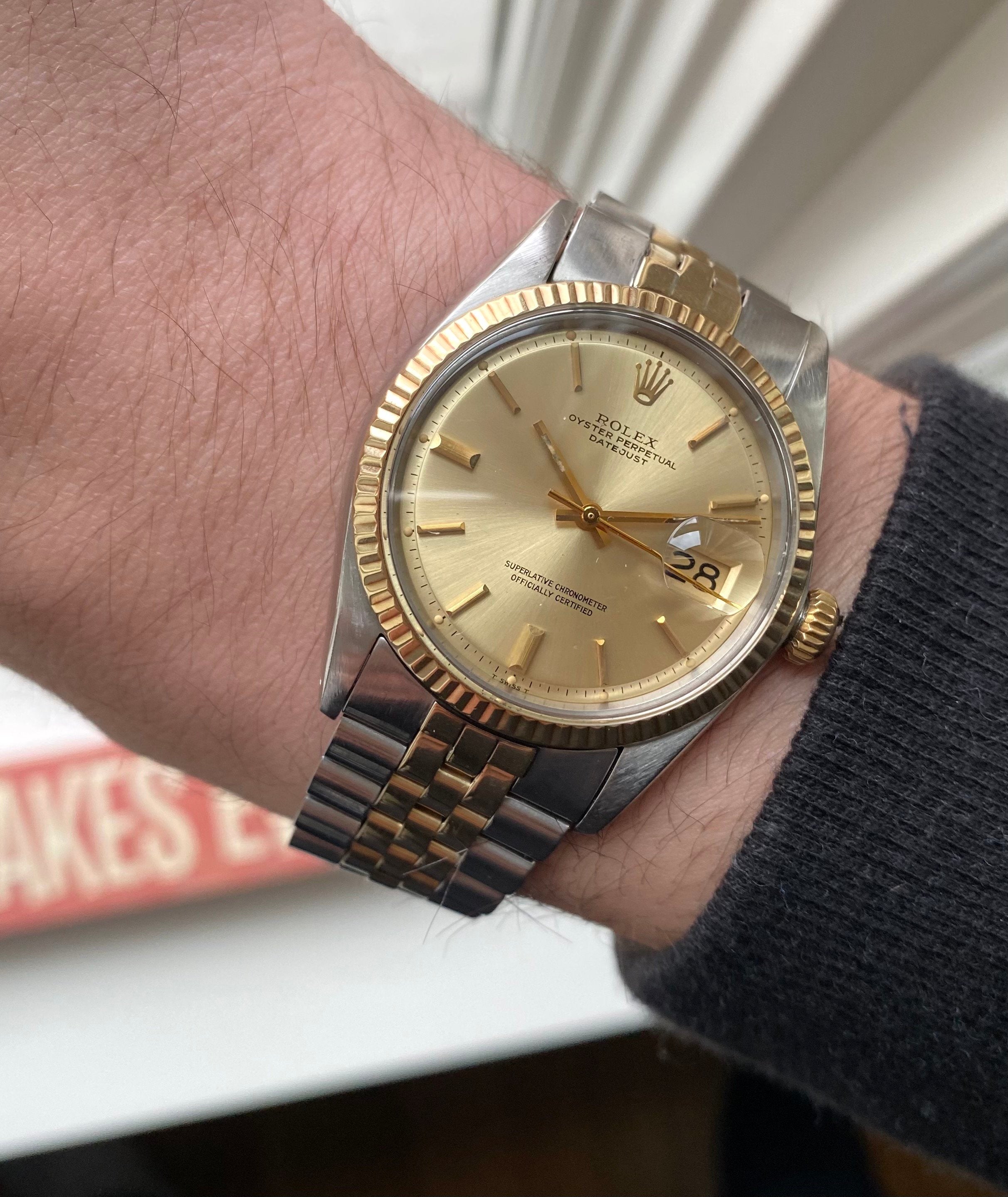 Rolex Datejust ref. 1601 — Two-tone