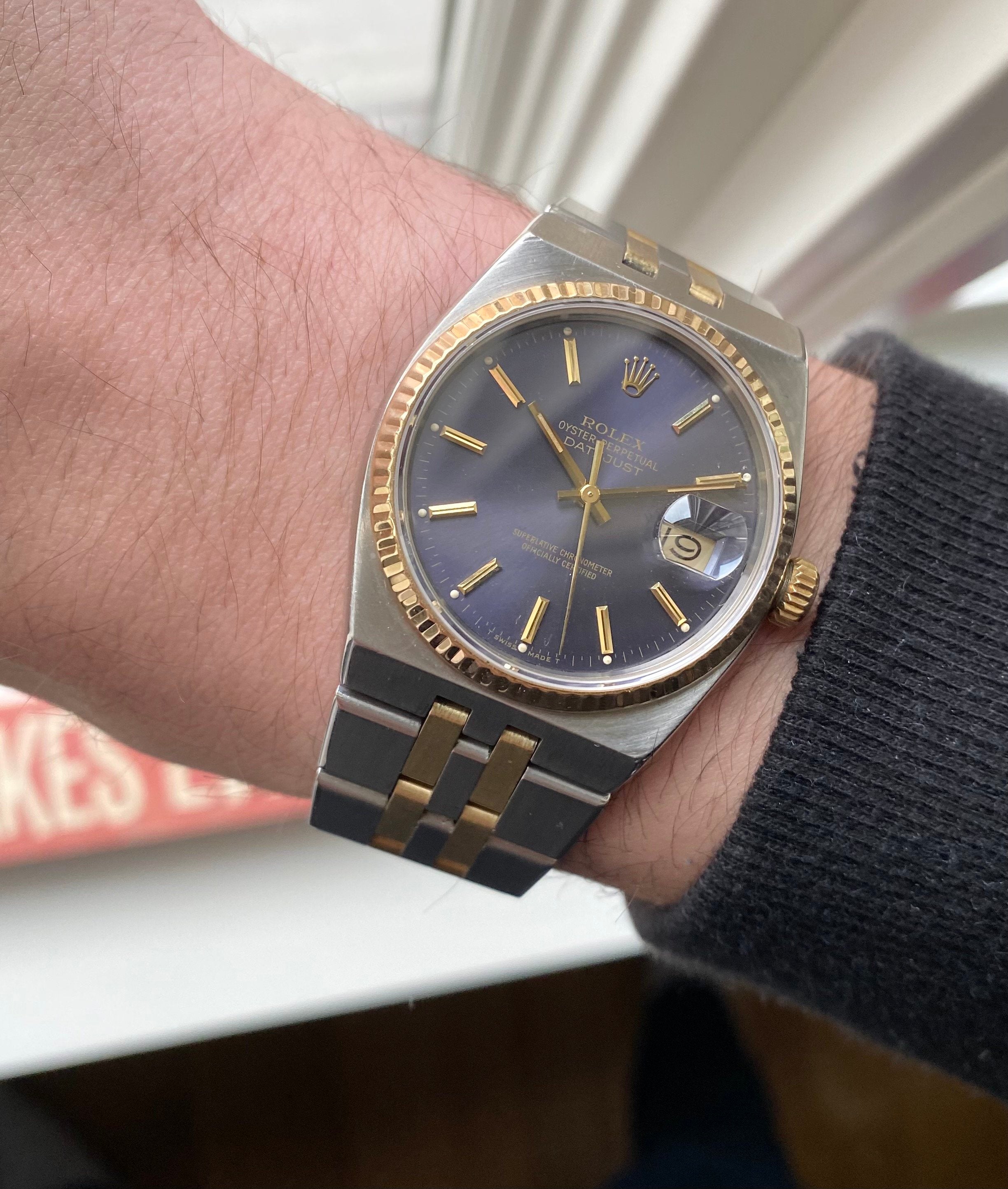 Rolex Datejust Oysterquartz — Purple Dial