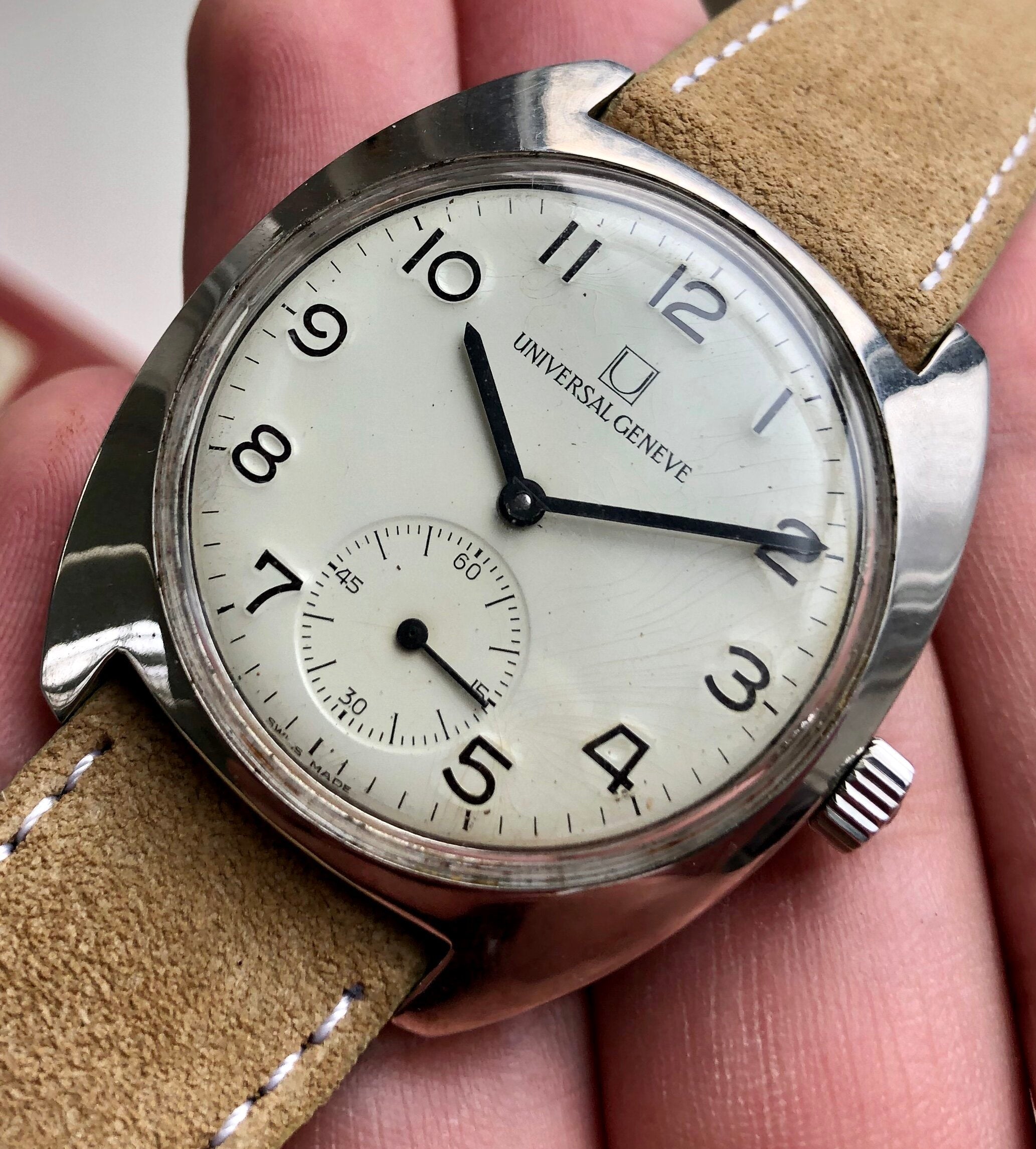 Universal Geneve — "FS" Enamel Dial