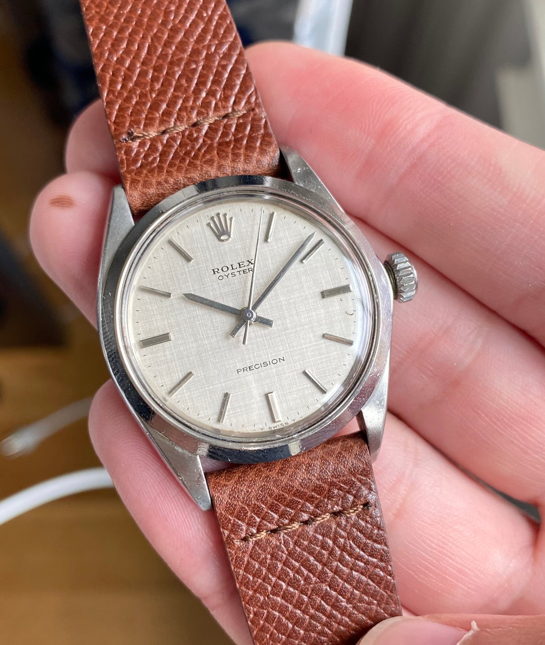 Rolex Oyster Precision ref. 6426 — Linen Dial