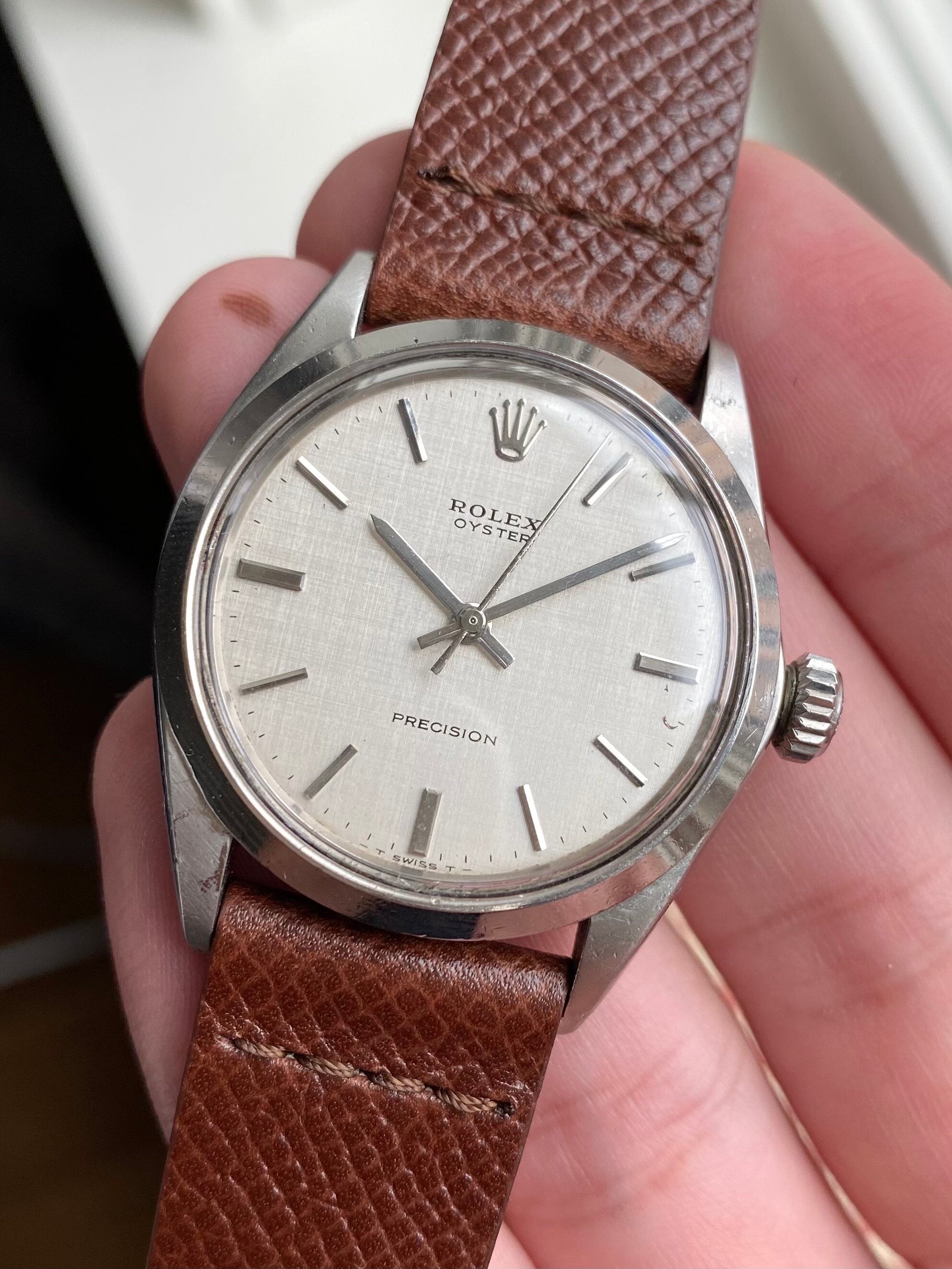 Rolex Oyster Precision ref. 6426 — Linen Dial