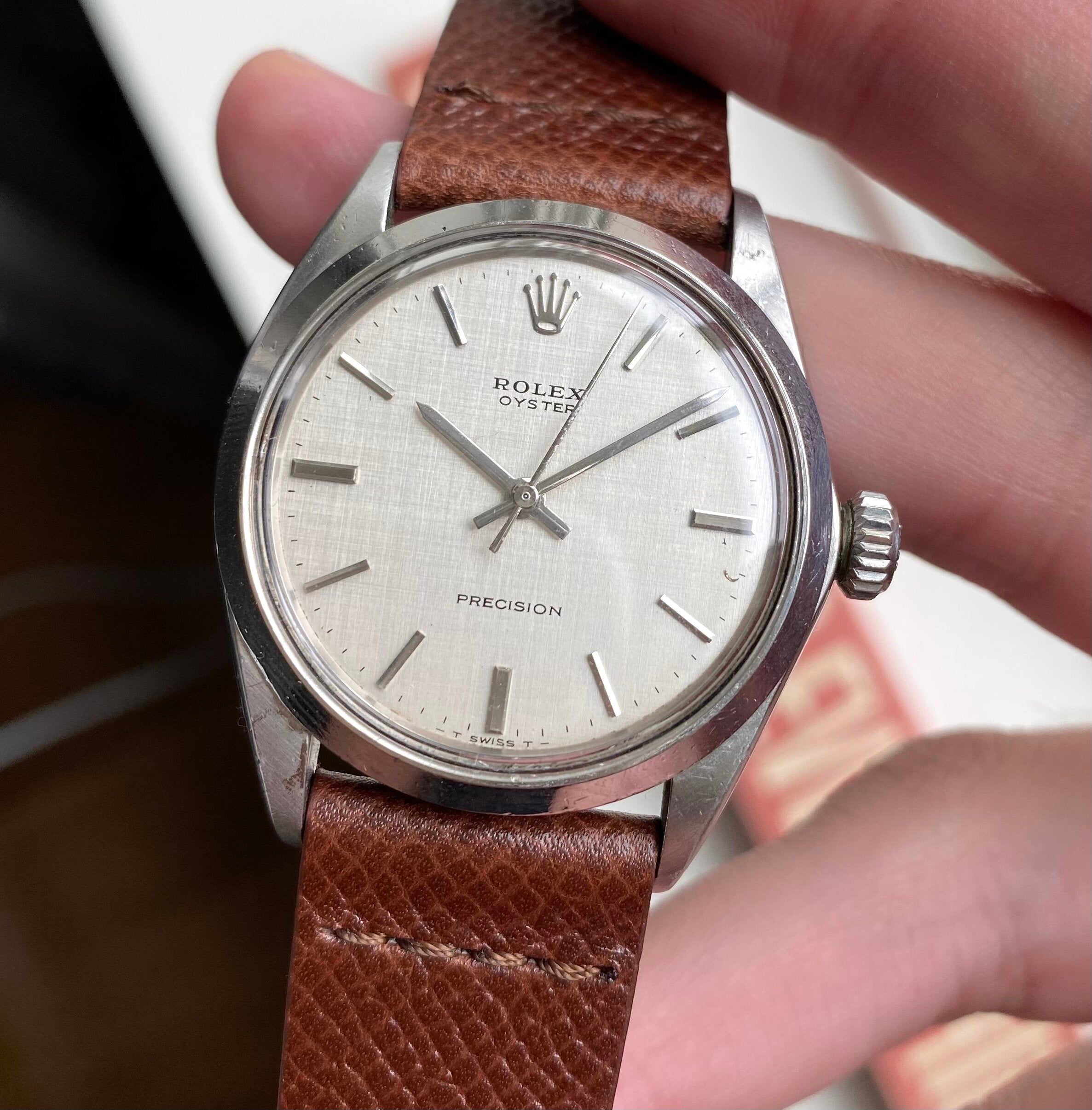 Rolex Oyster Precision ref. 6426 — Linen Dial