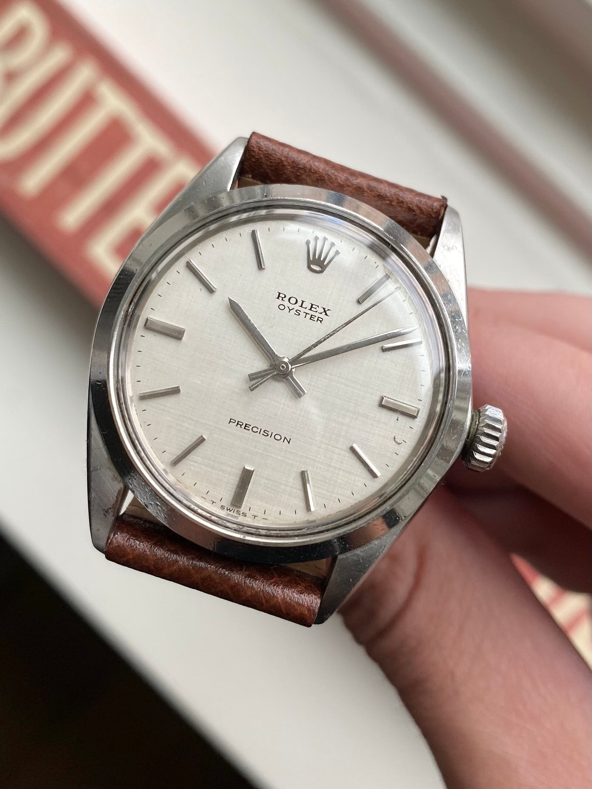 Rolex Oyster Precision ref. 6426 — Linen Dial