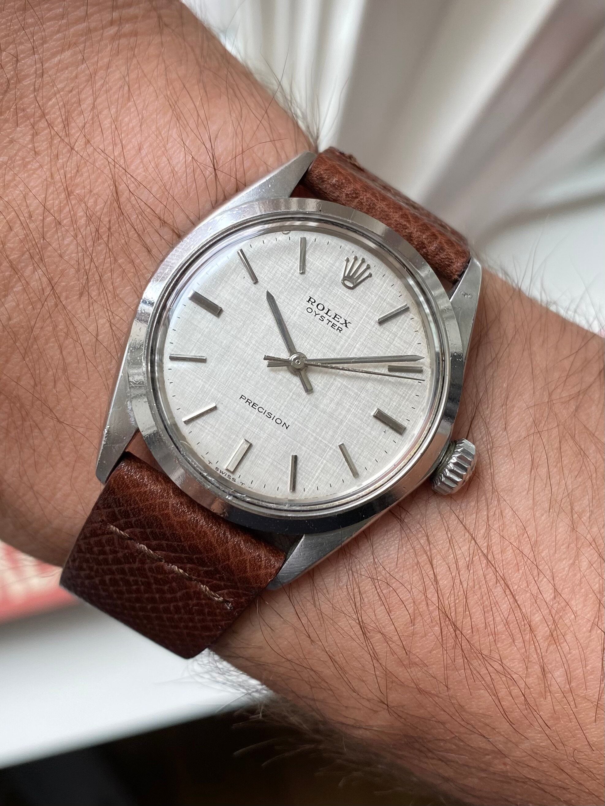 Rolex Oyster Precision ref. 6426 — Linen Dial