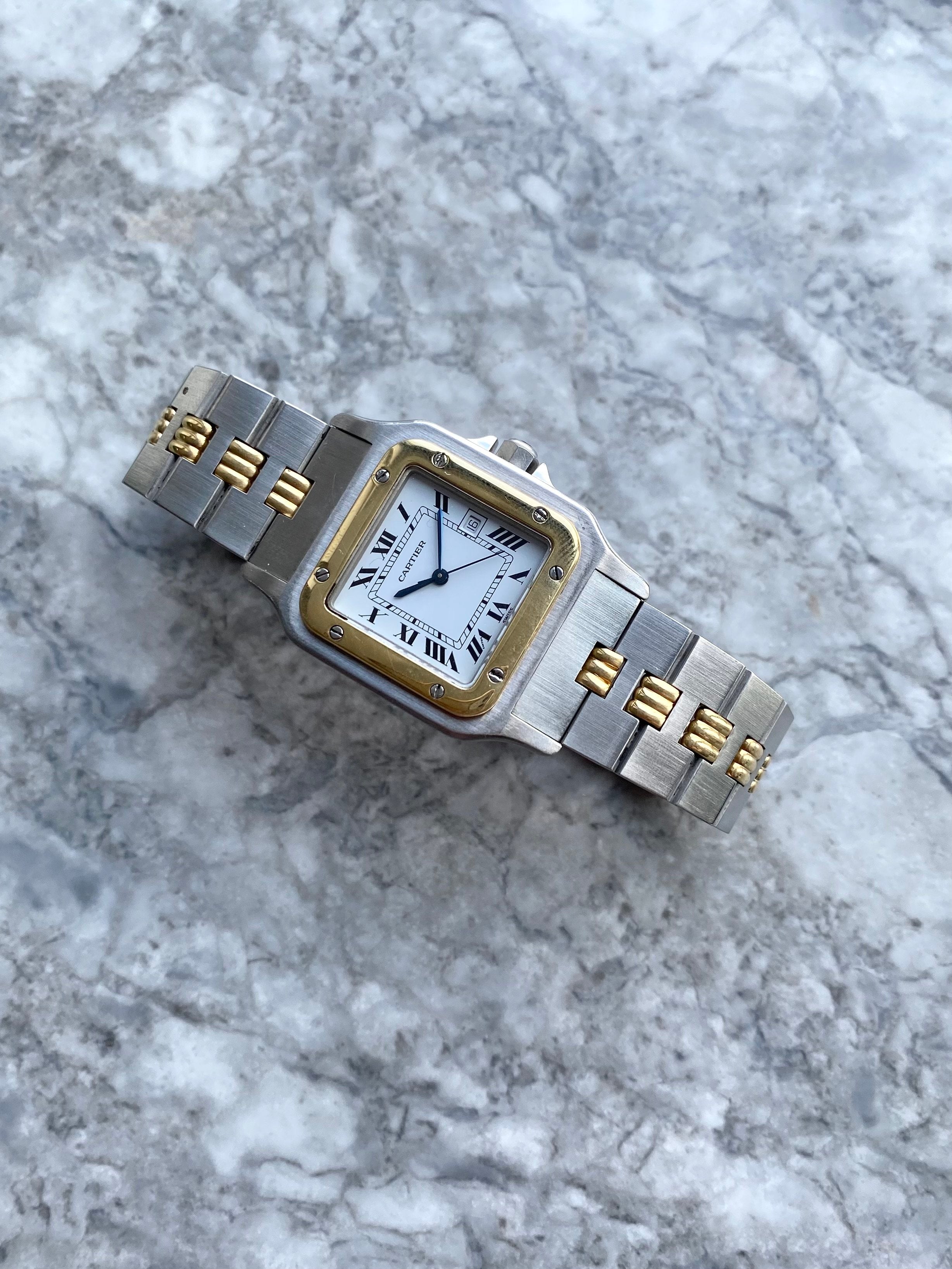 Cartier Santos 2961 - Two Tone Godron.