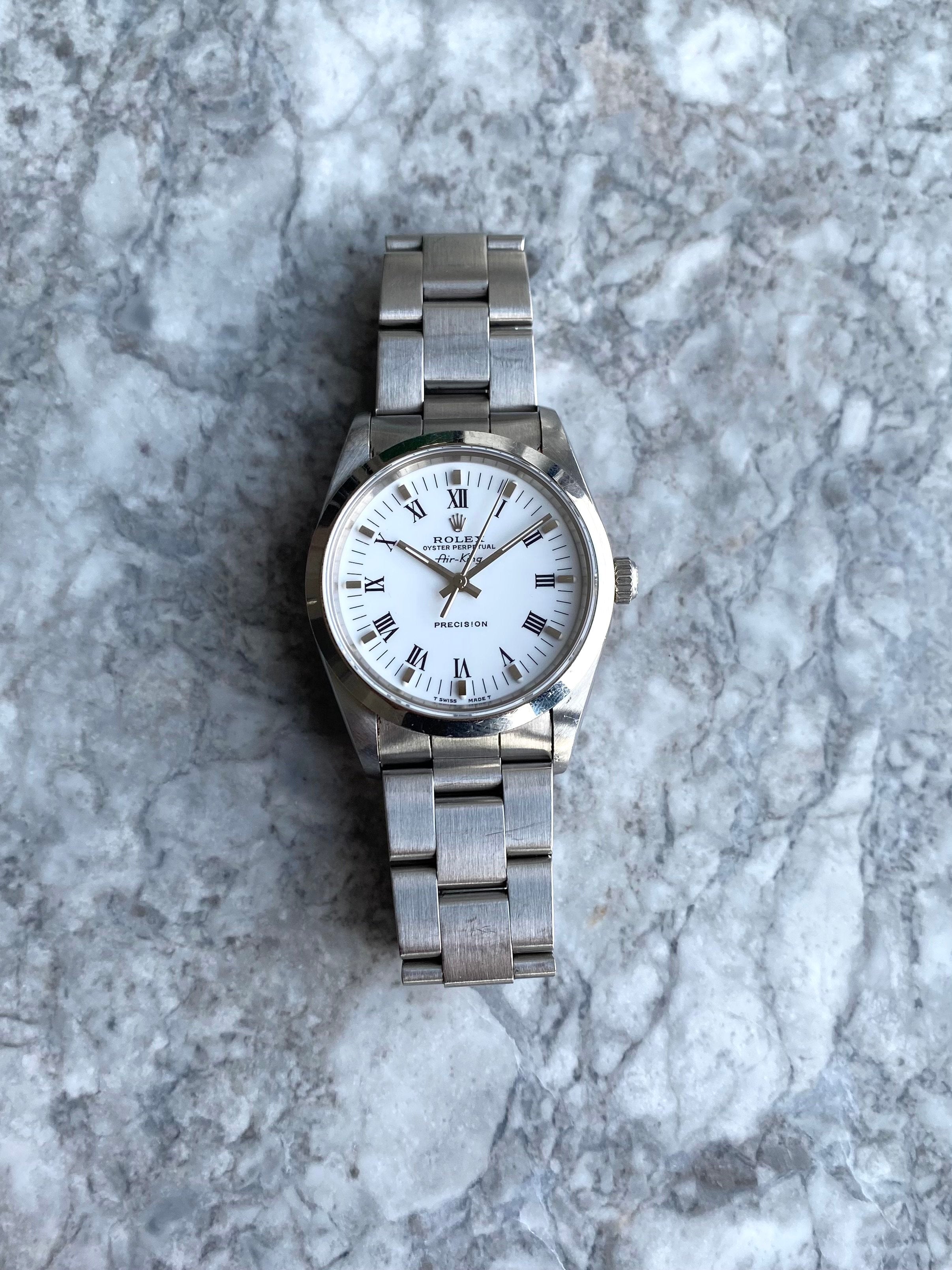 Rolex Air King 14000 - White Dial.