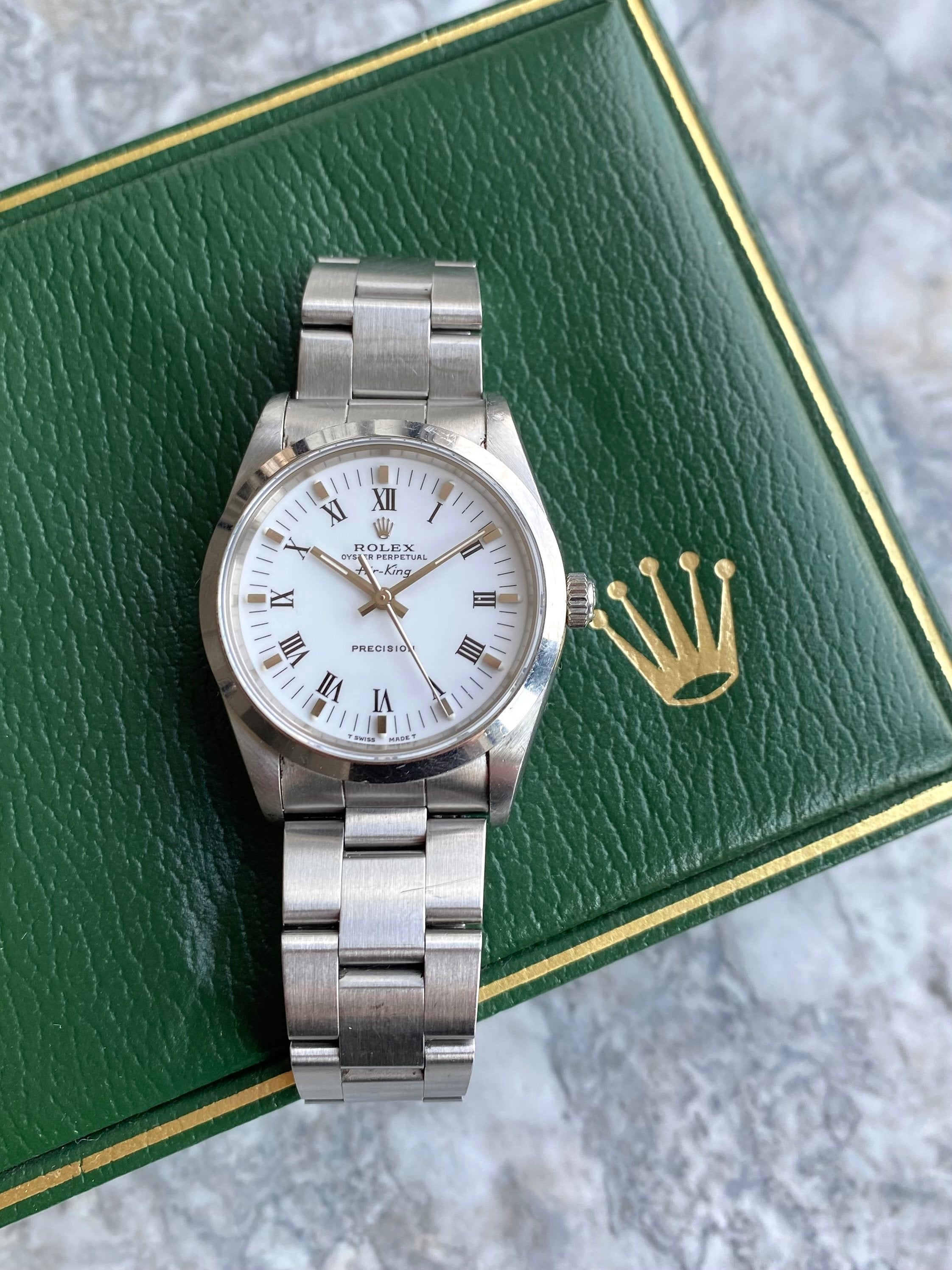 Rolex Air King 14000 - White Dial.