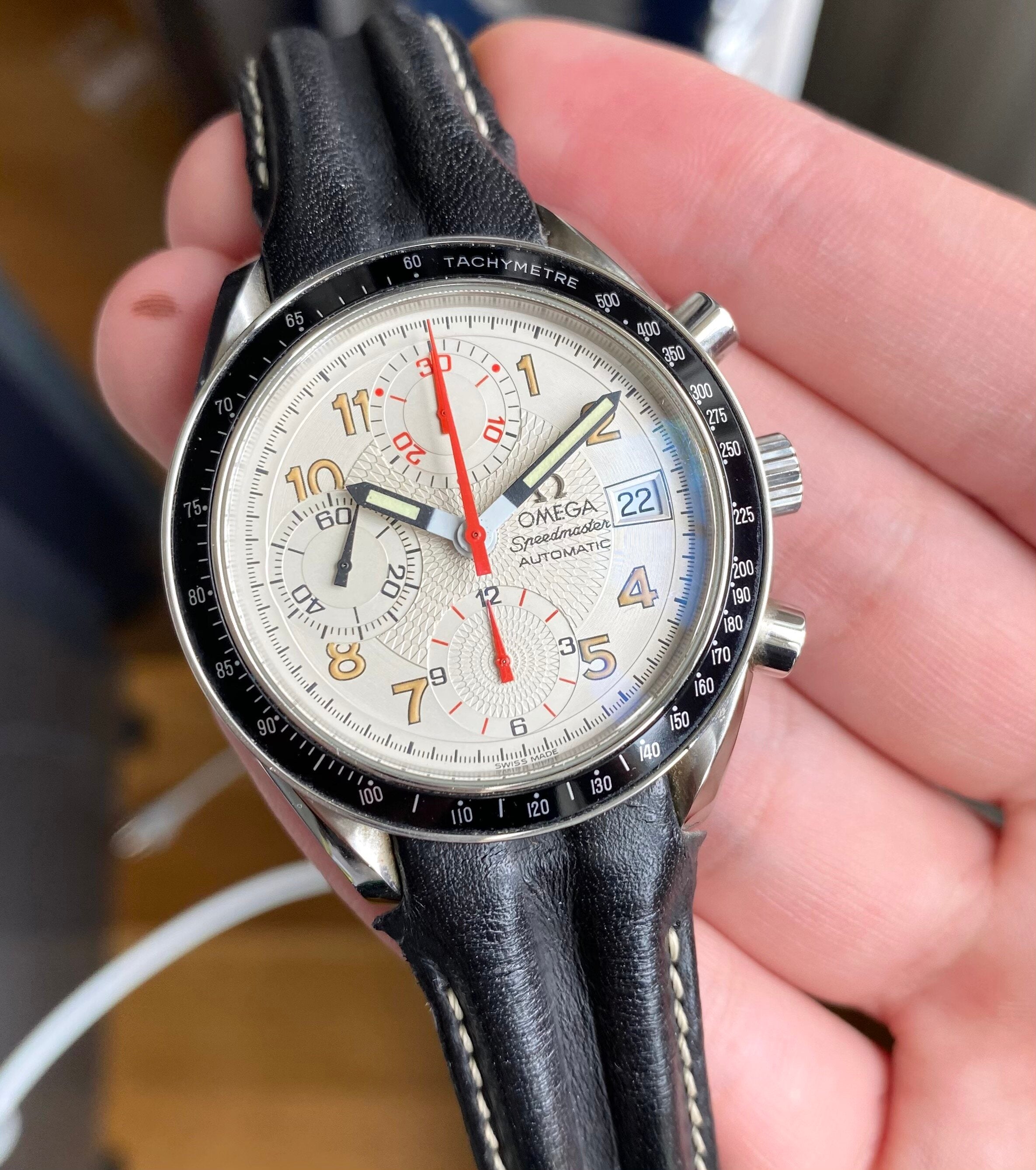 Omega Speedmaster MK40 — White Dial