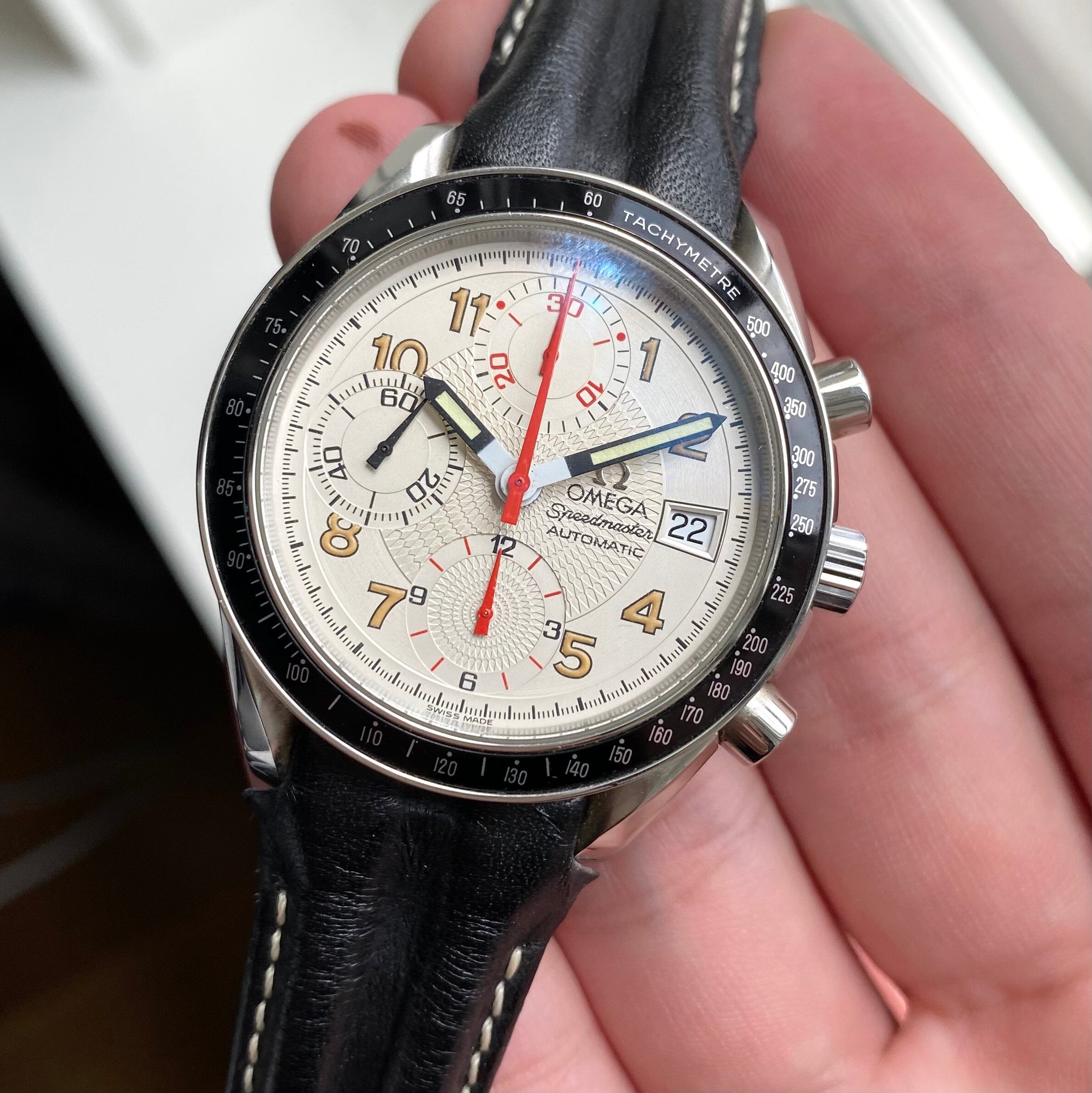 Omega Speedmaster MK40 — White Dial