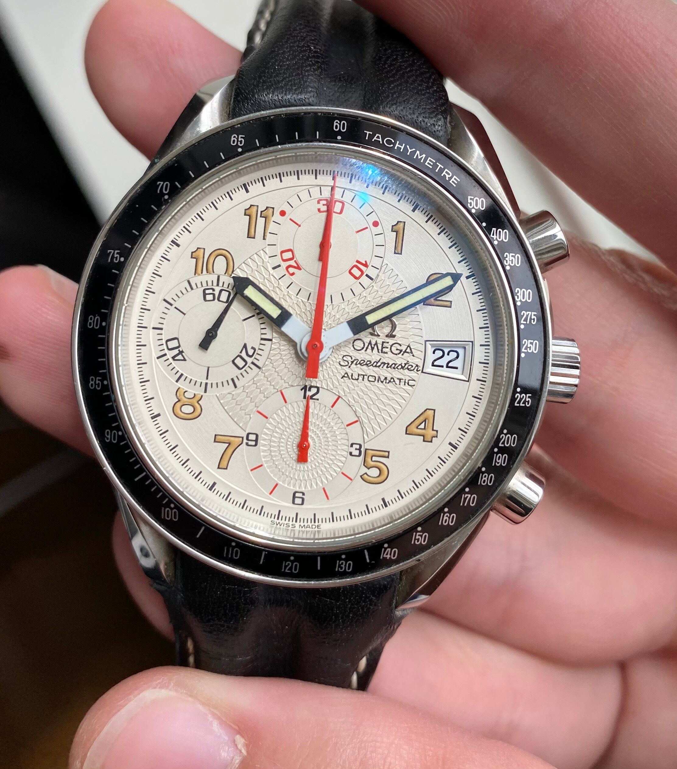 Omega Speedmaster MK40 — White Dial