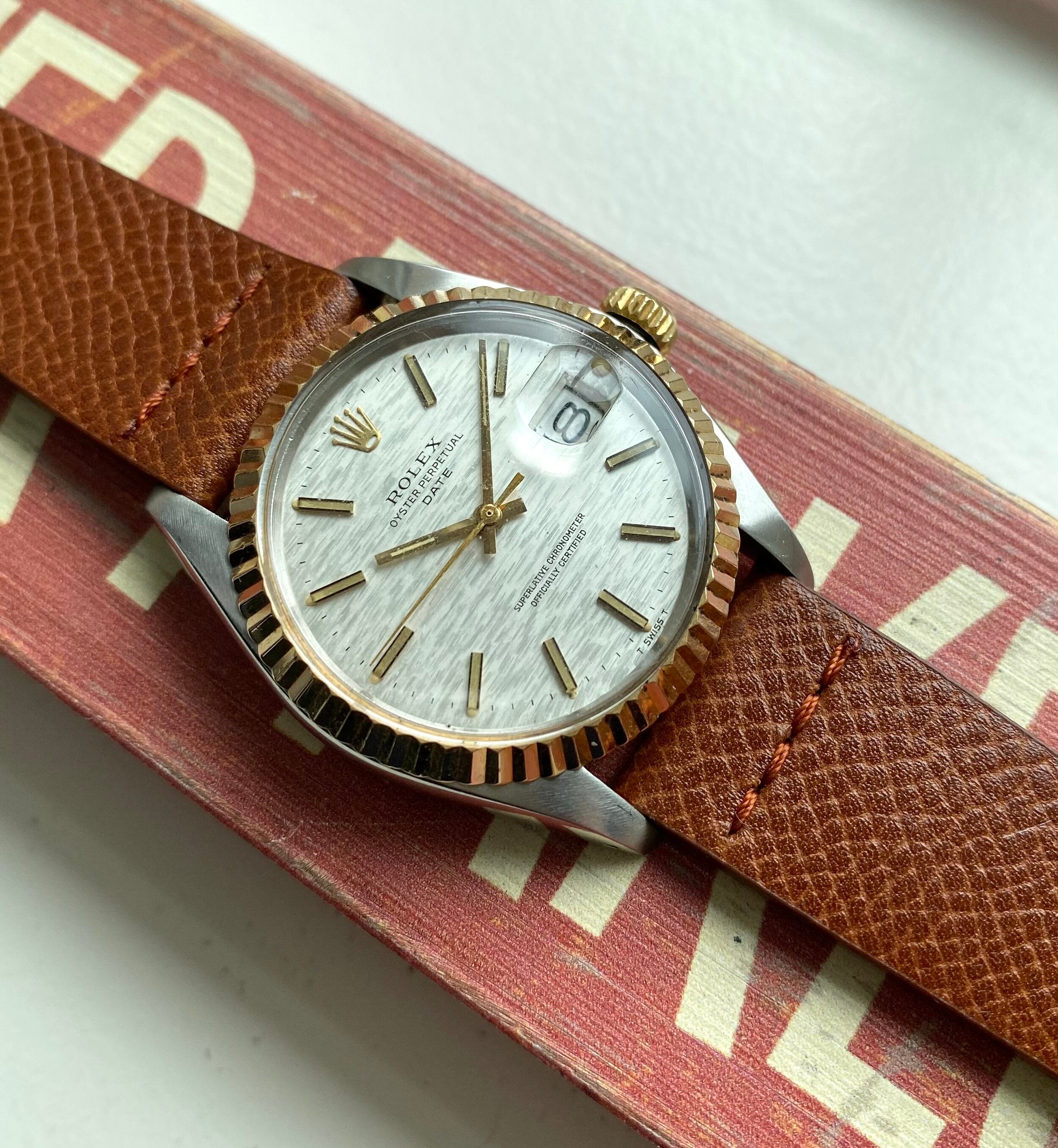 Rolex Oyster Perpetual ref. 1500 — "Mosaic" Dial