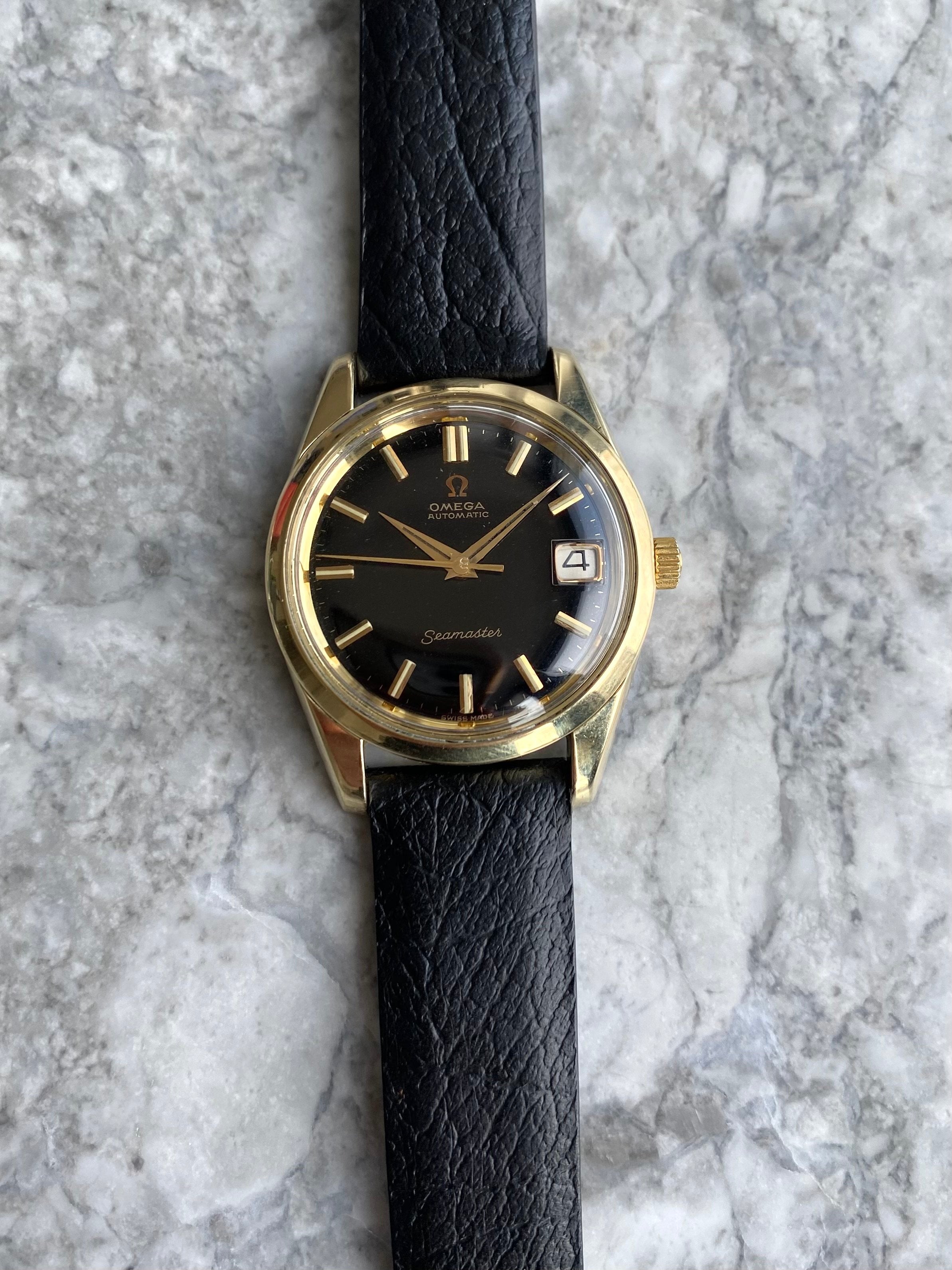 Omega Seamaster - Black Gilt Dial.