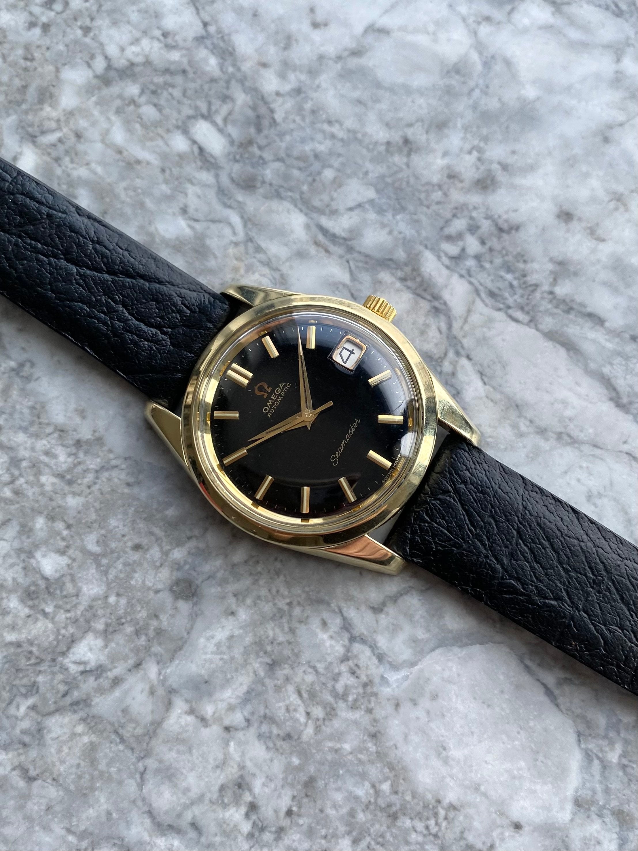 Omega Seamaster - Black Gilt Dial.