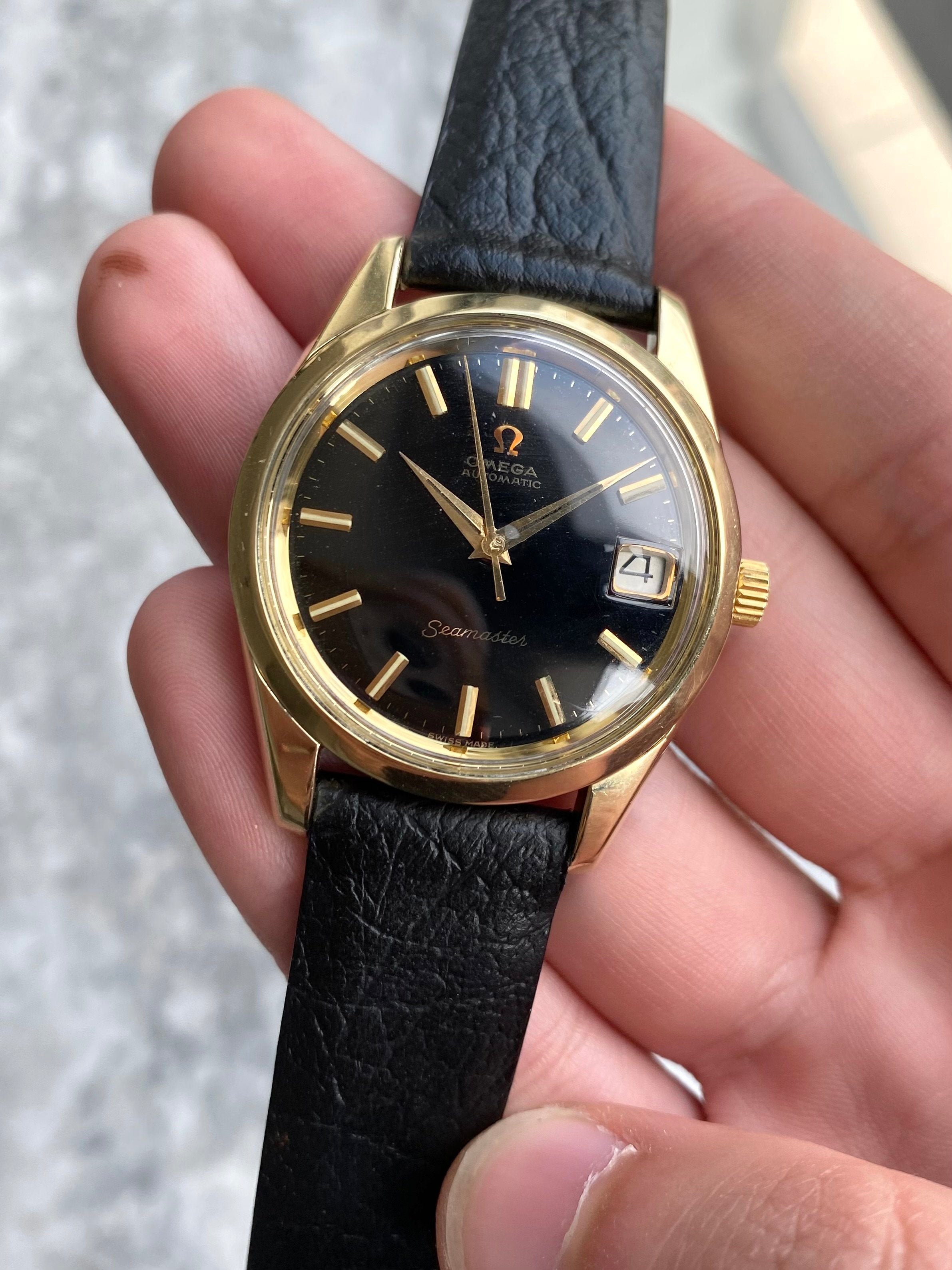 Omega Seamaster - Black Gilt Dial.