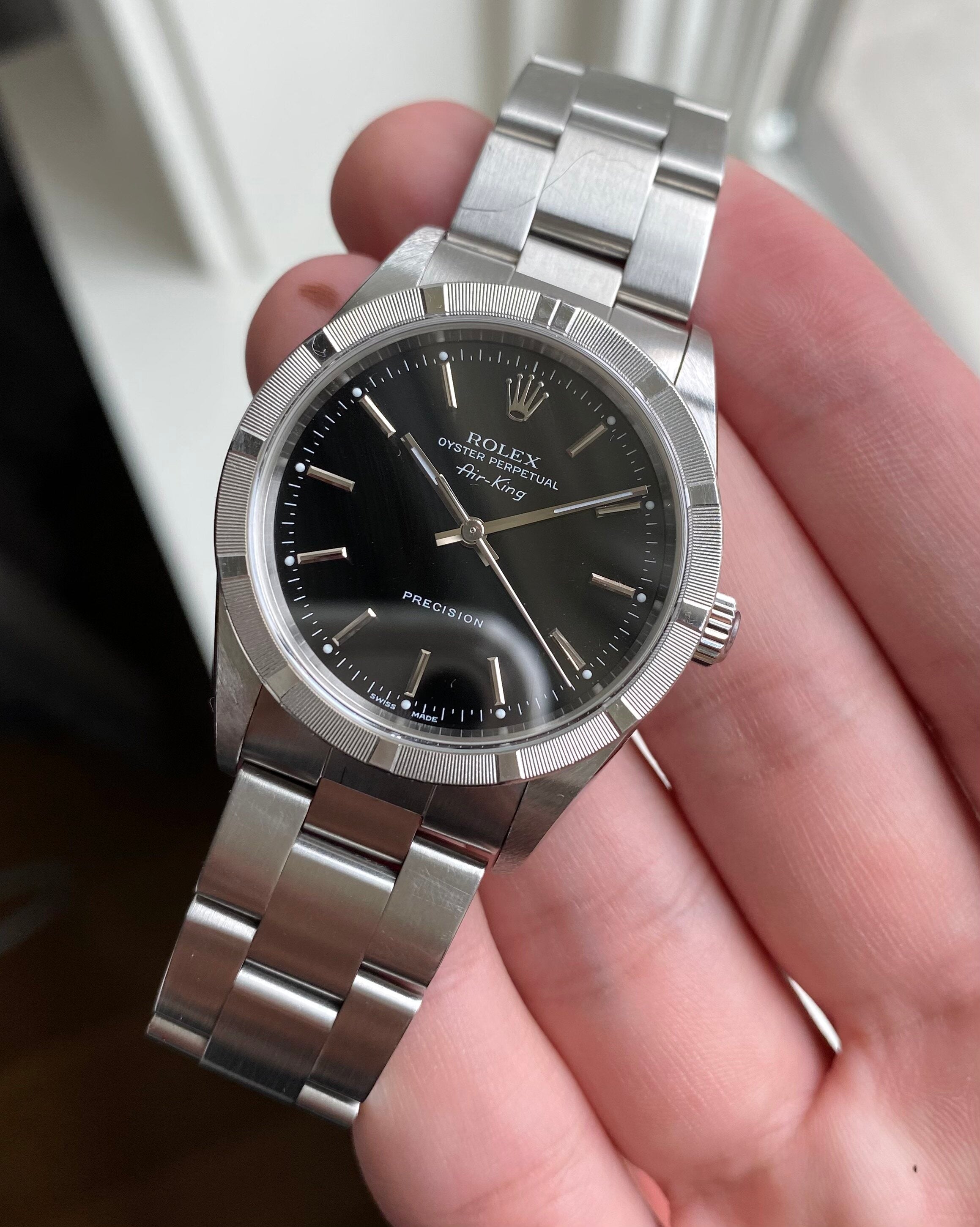 Rolex Air King ref. 14010M — Box and Papers