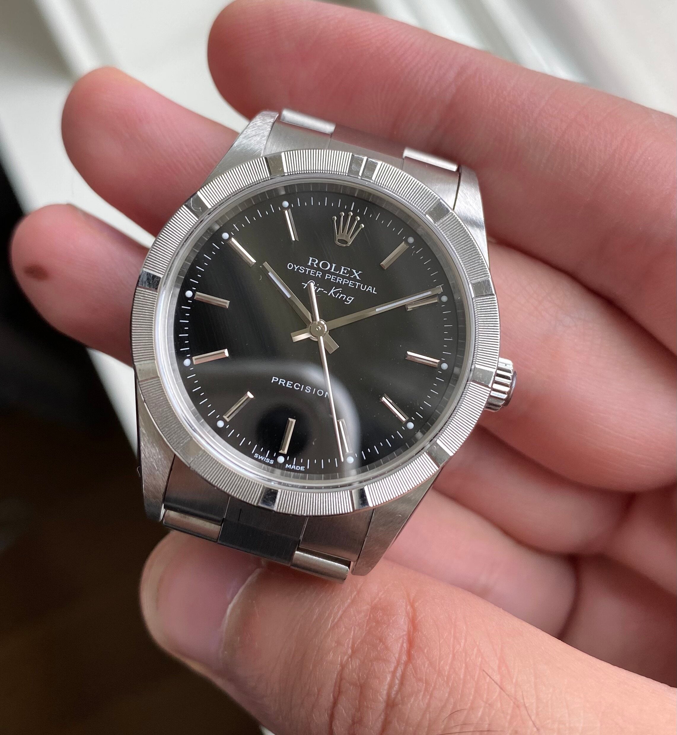 Rolex Air King ref. 14010M — Box and Papers