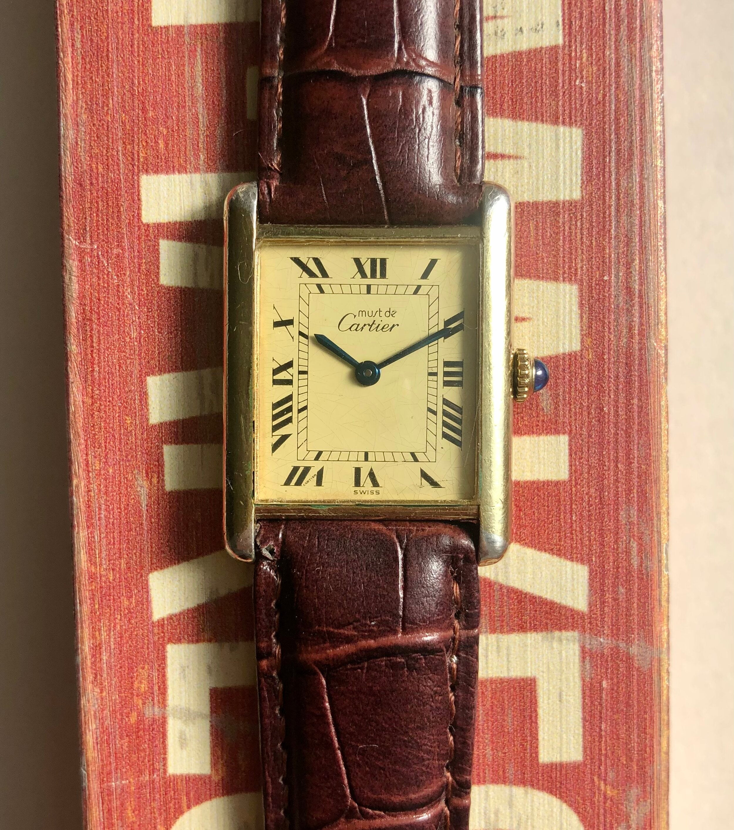 Must de Cartier Tank — Lemon Dial