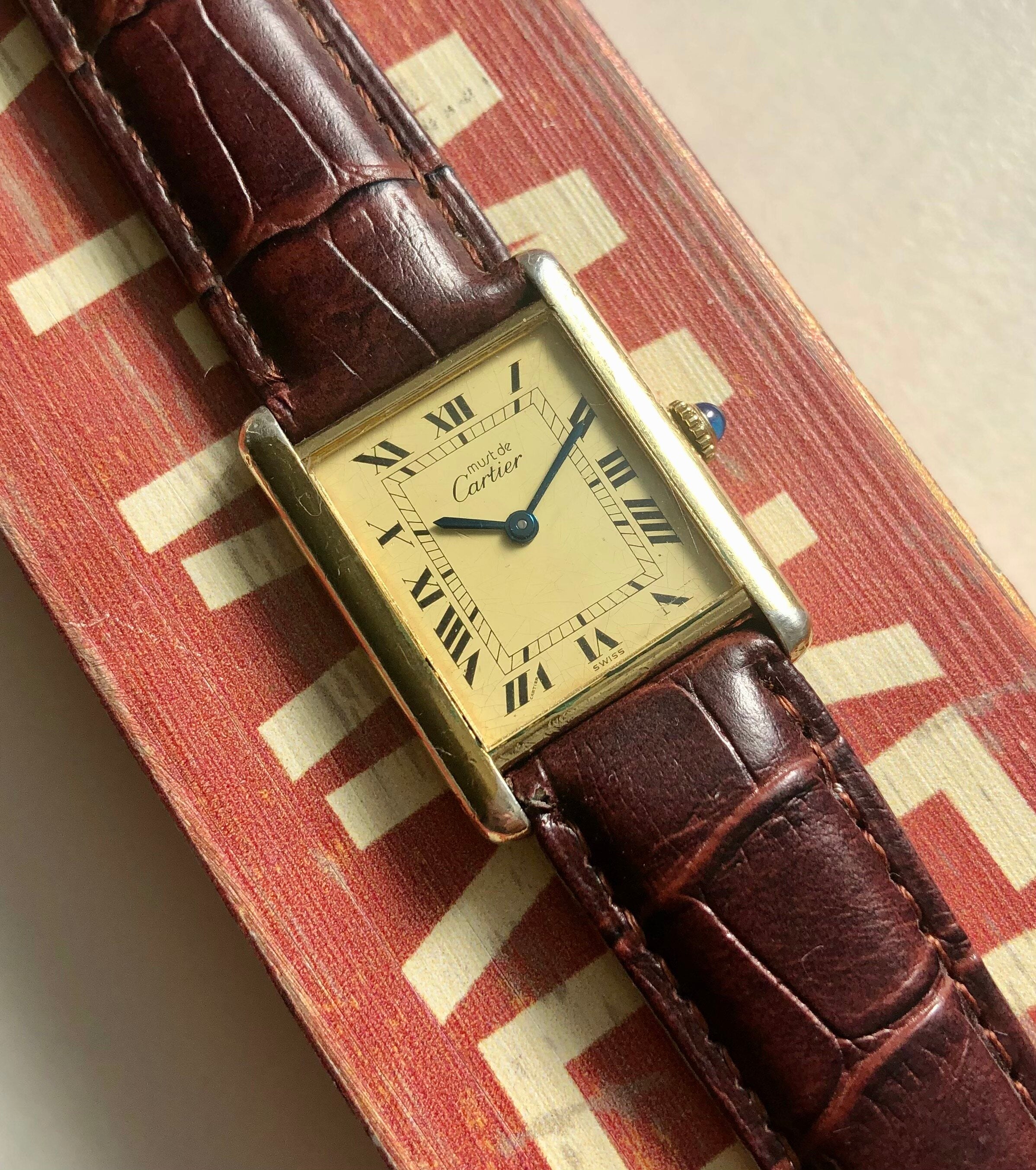 Must de Cartier Tank — Lemon Dial