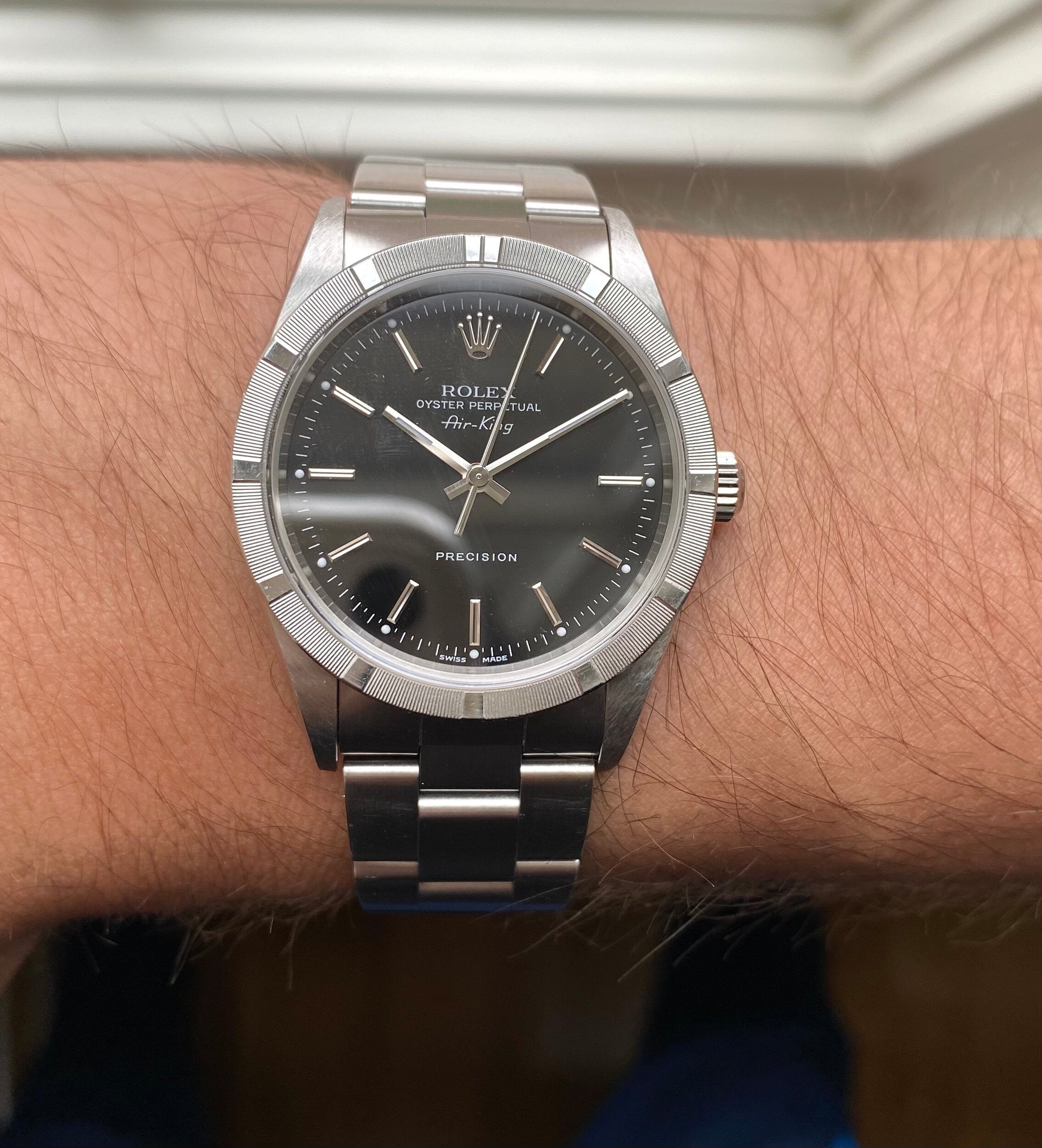 Rolex Air King ref. 14010M — Box and Papers