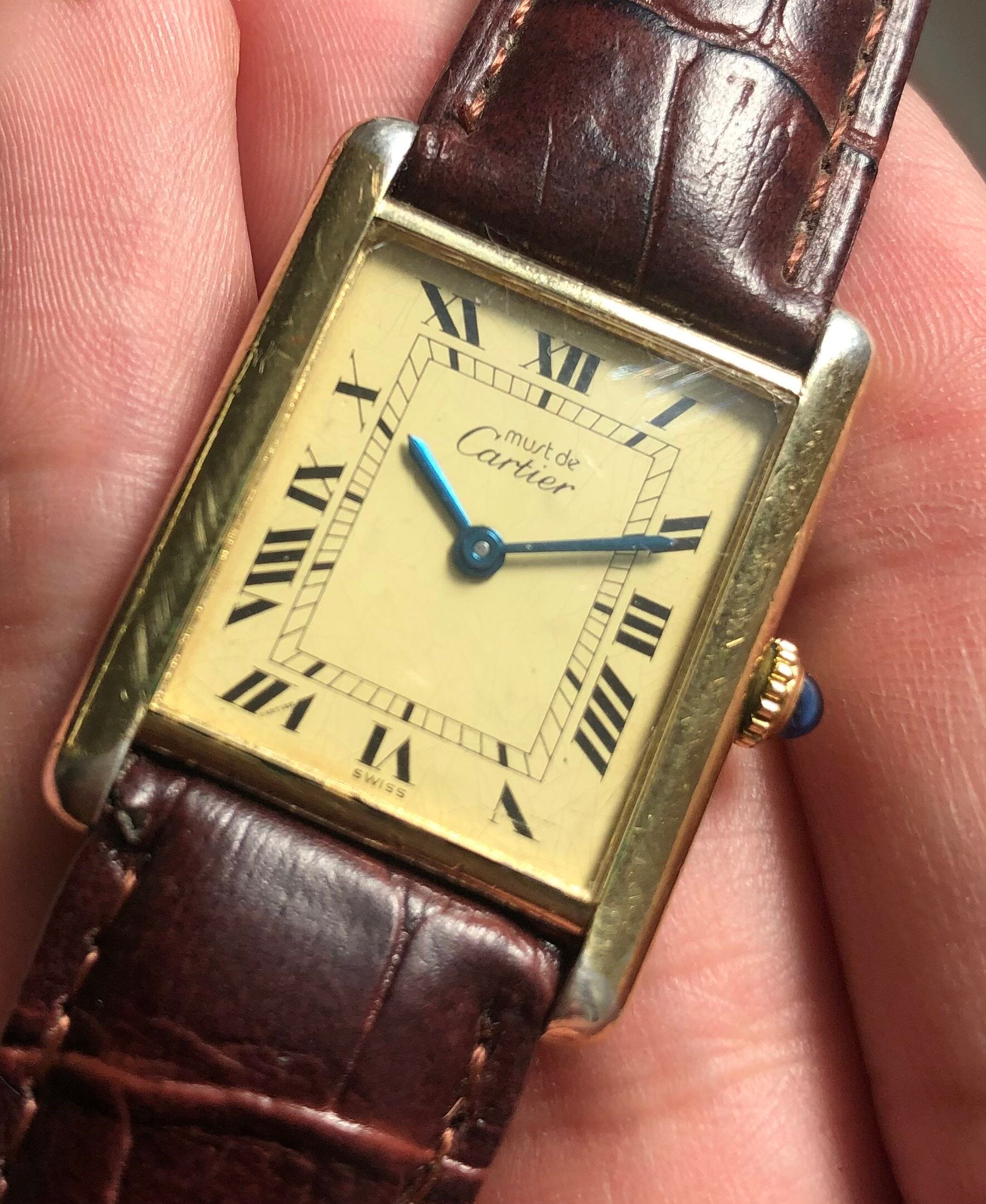 Must de Cartier Tank — Lemon Dial