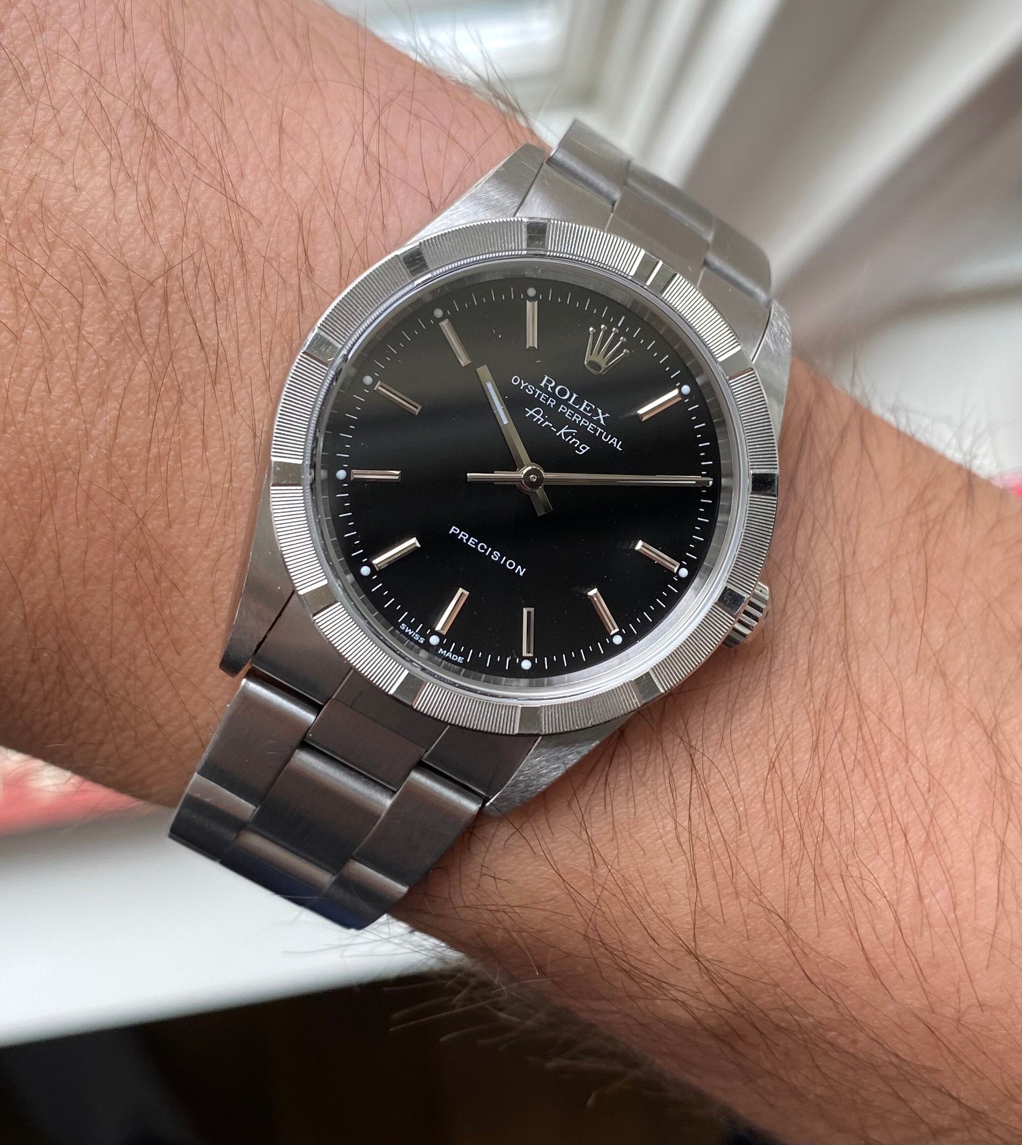 Rolex Air King ref. 14010M — Box and Papers