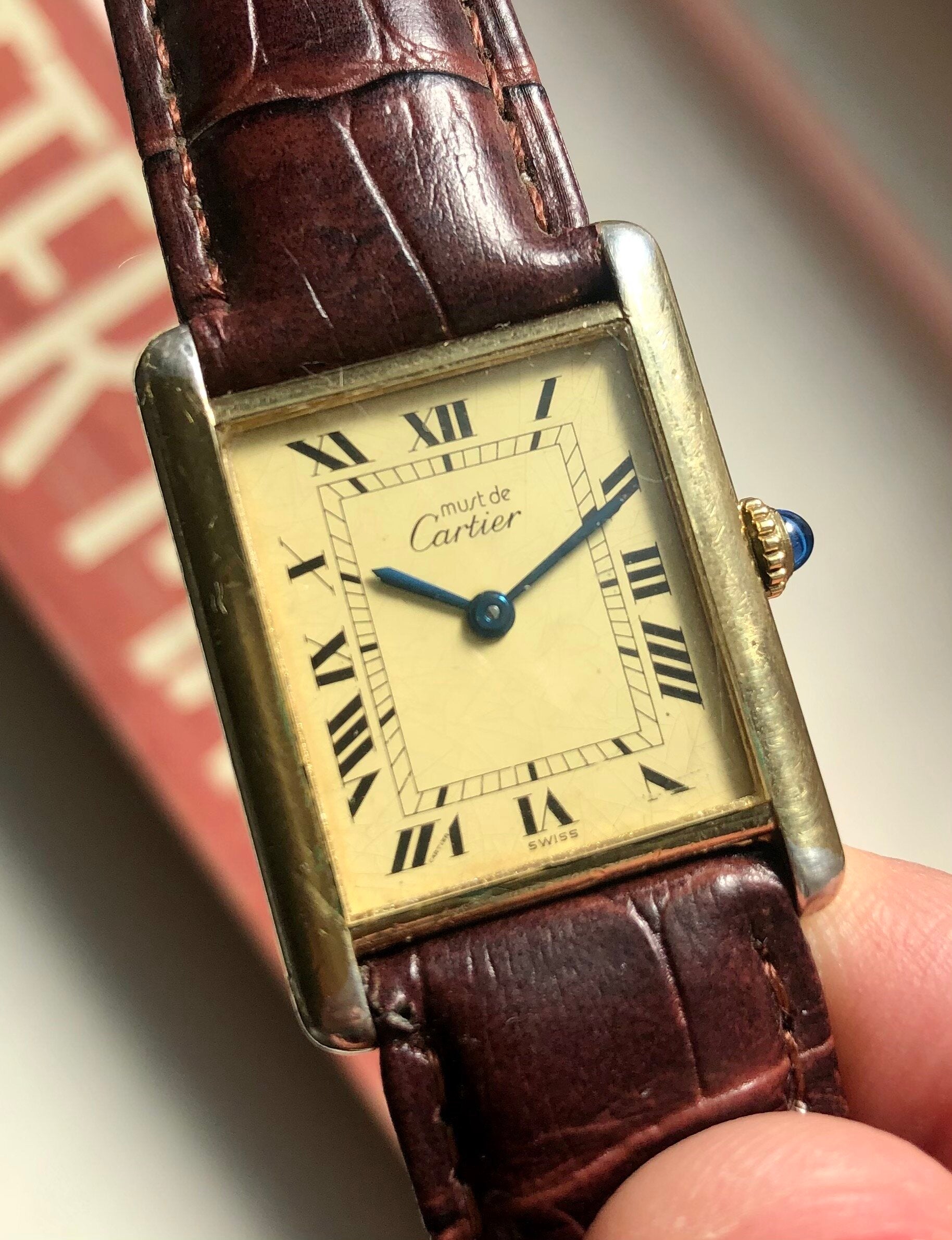 Must de Cartier Tank — Lemon Dial