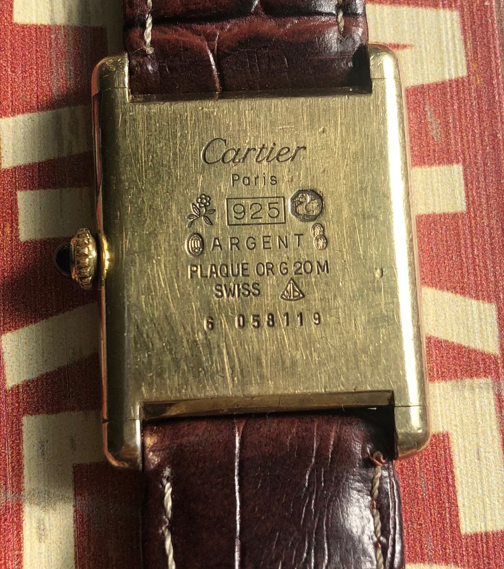 Must de Cartier Tank — Lemon Dial