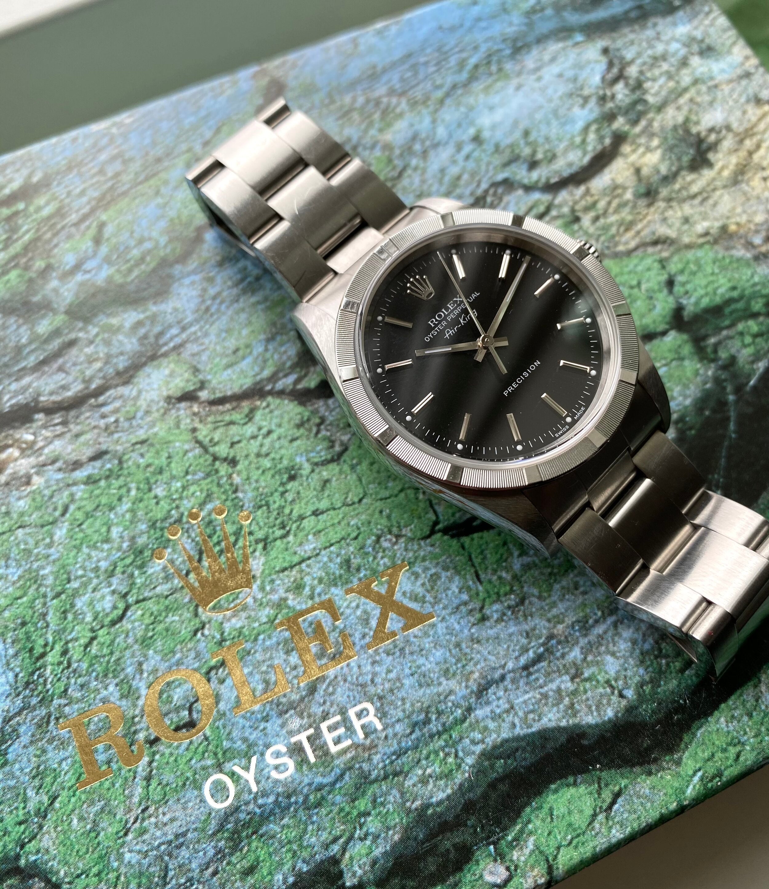 Rolex Air King ref. 14010M — Box and Papers