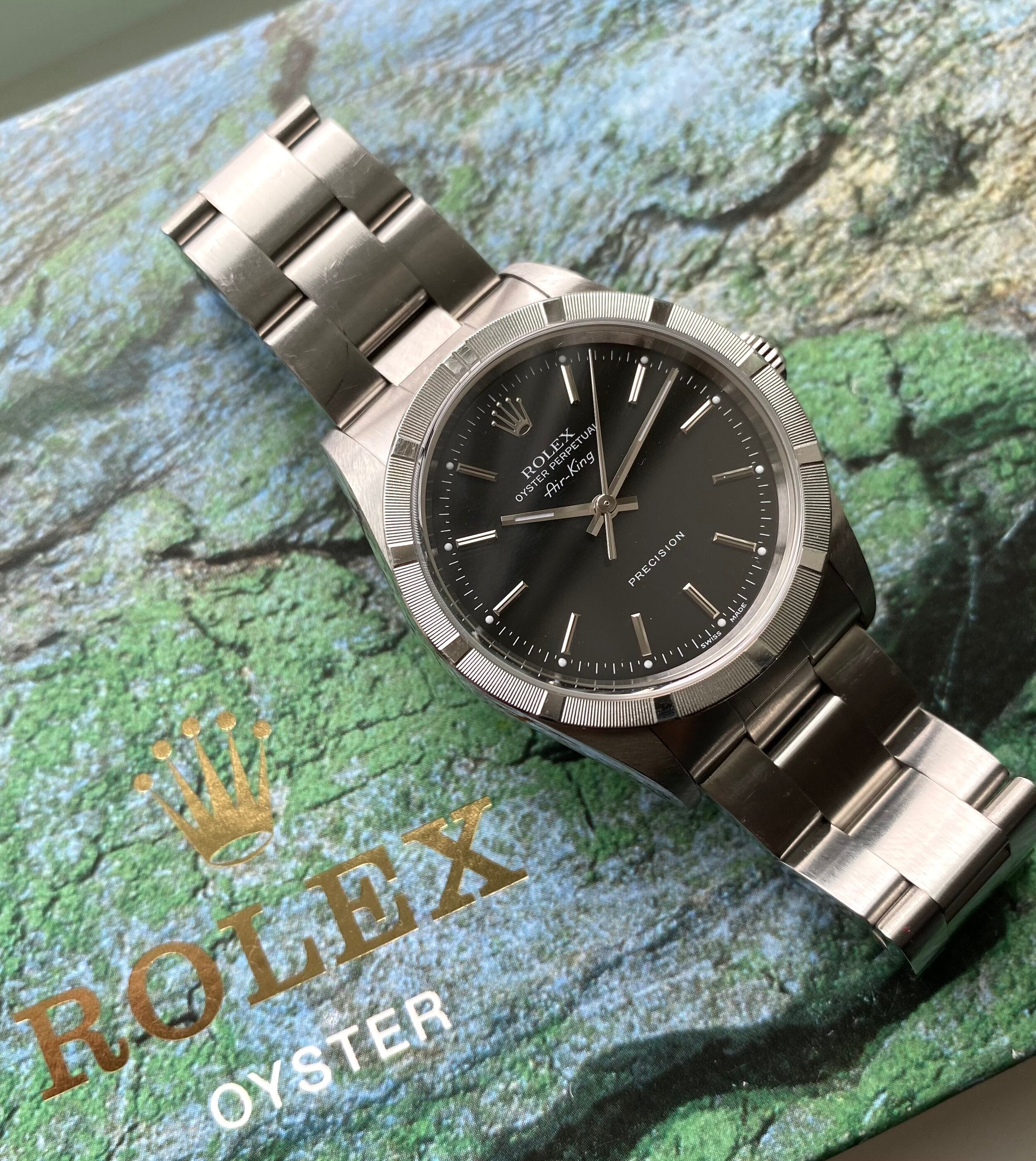 Rolex Air King ref. 14010M — Box and Papers