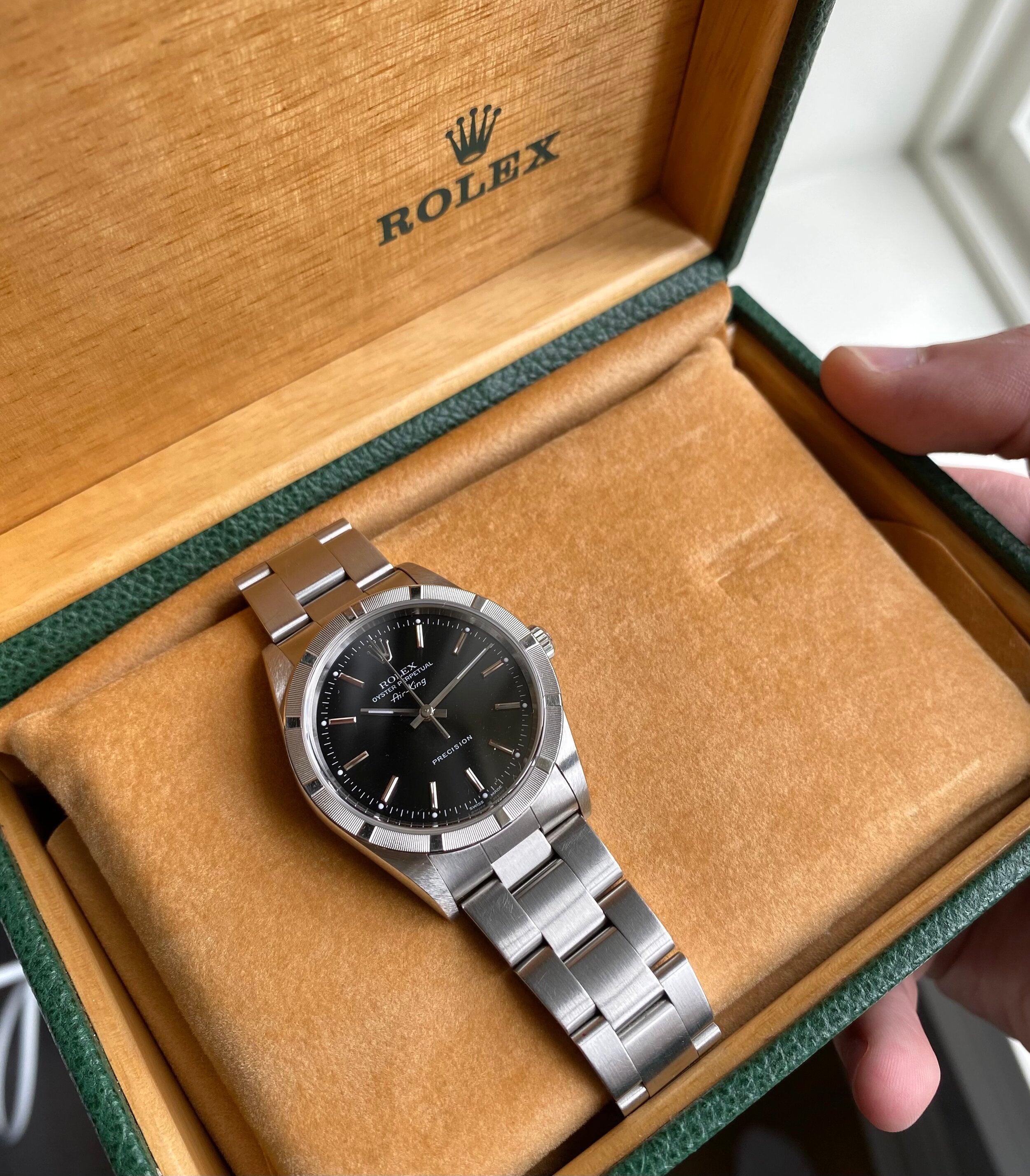 Rolex Air King ref. 14010M — Box and Papers