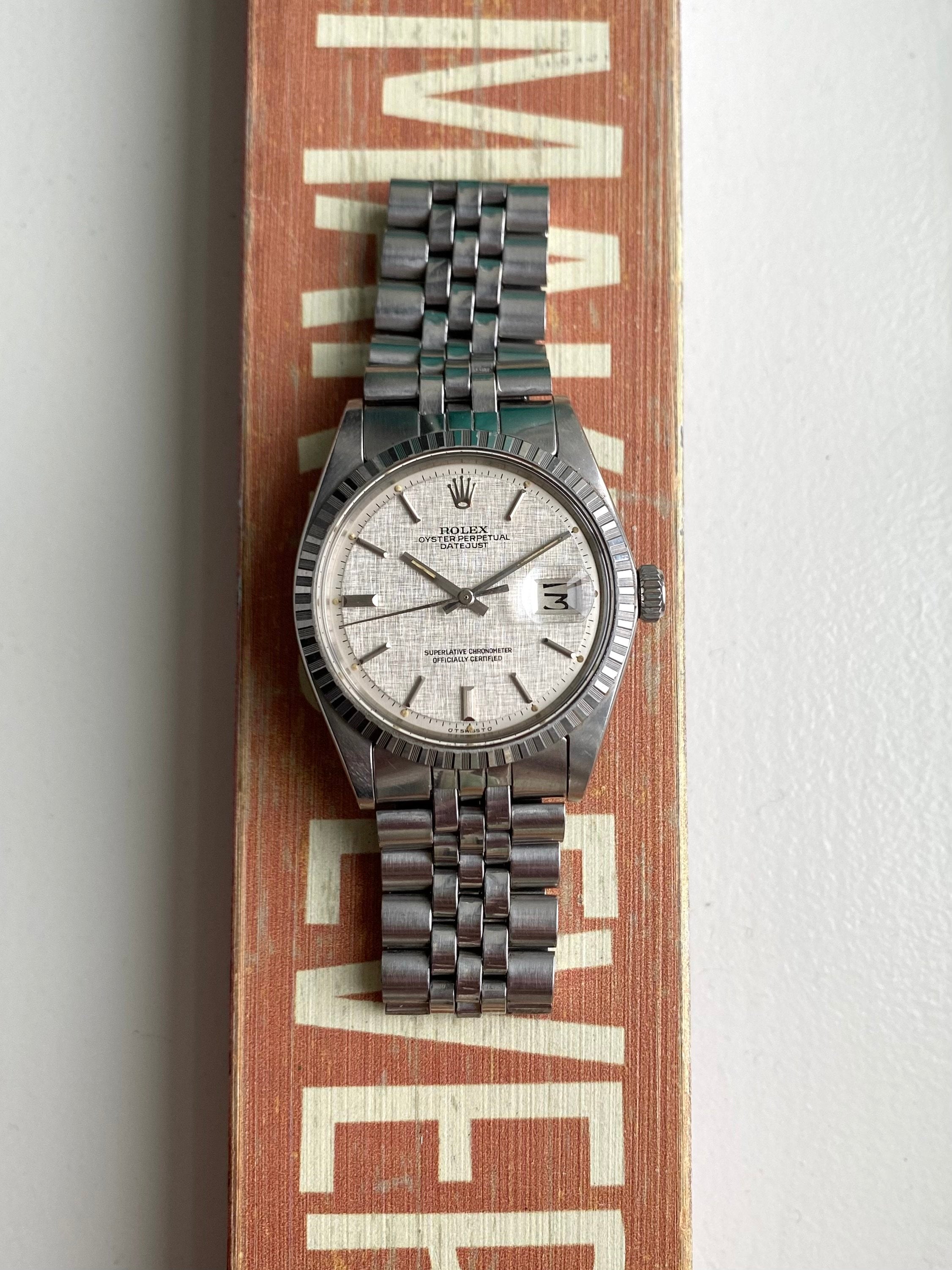 Rolex Datejust 1603 - Linen Sigma