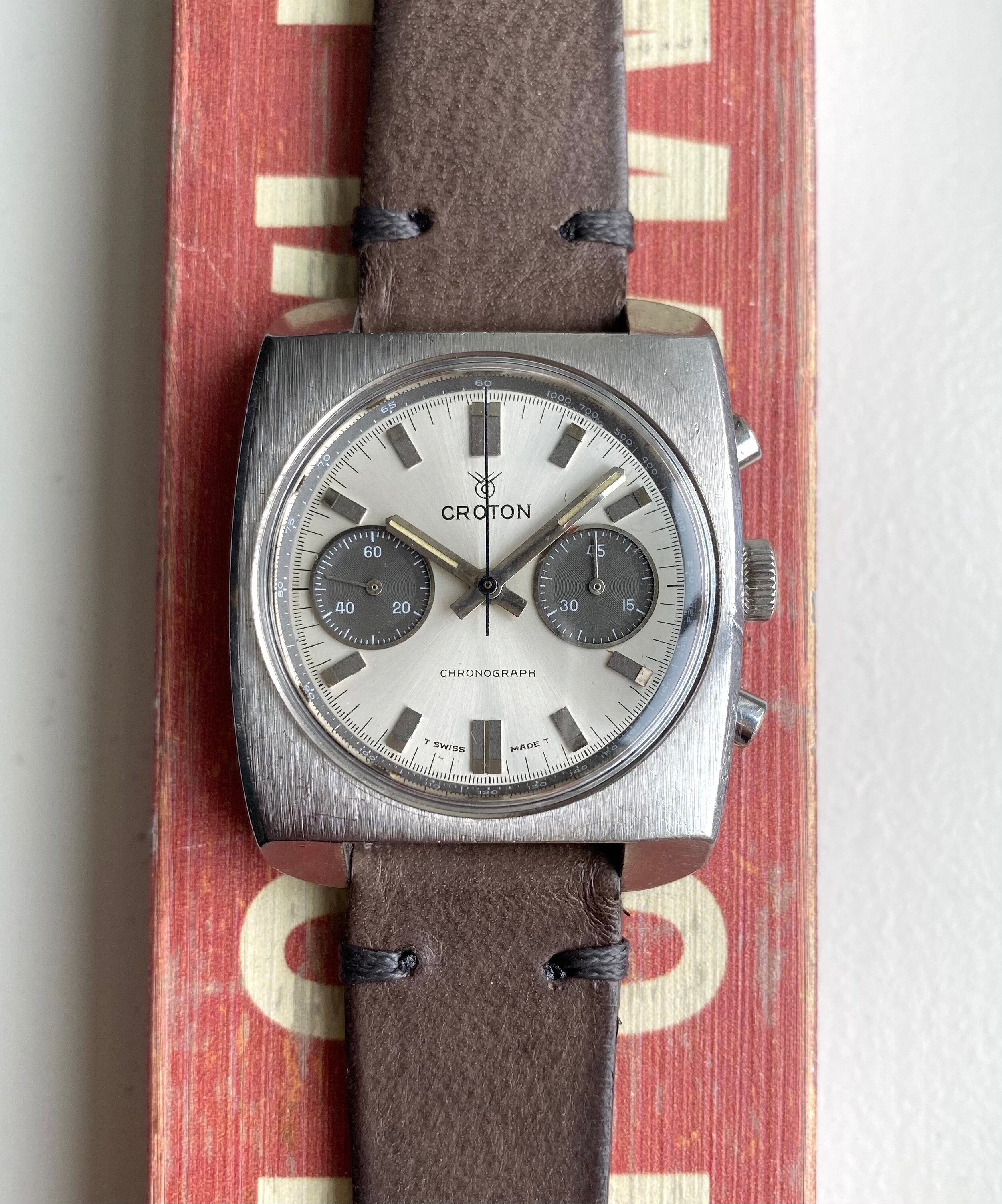 Croton Chronograph — Square Case